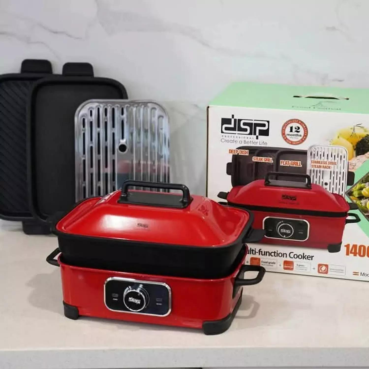 4 In 1 multi function cooker image