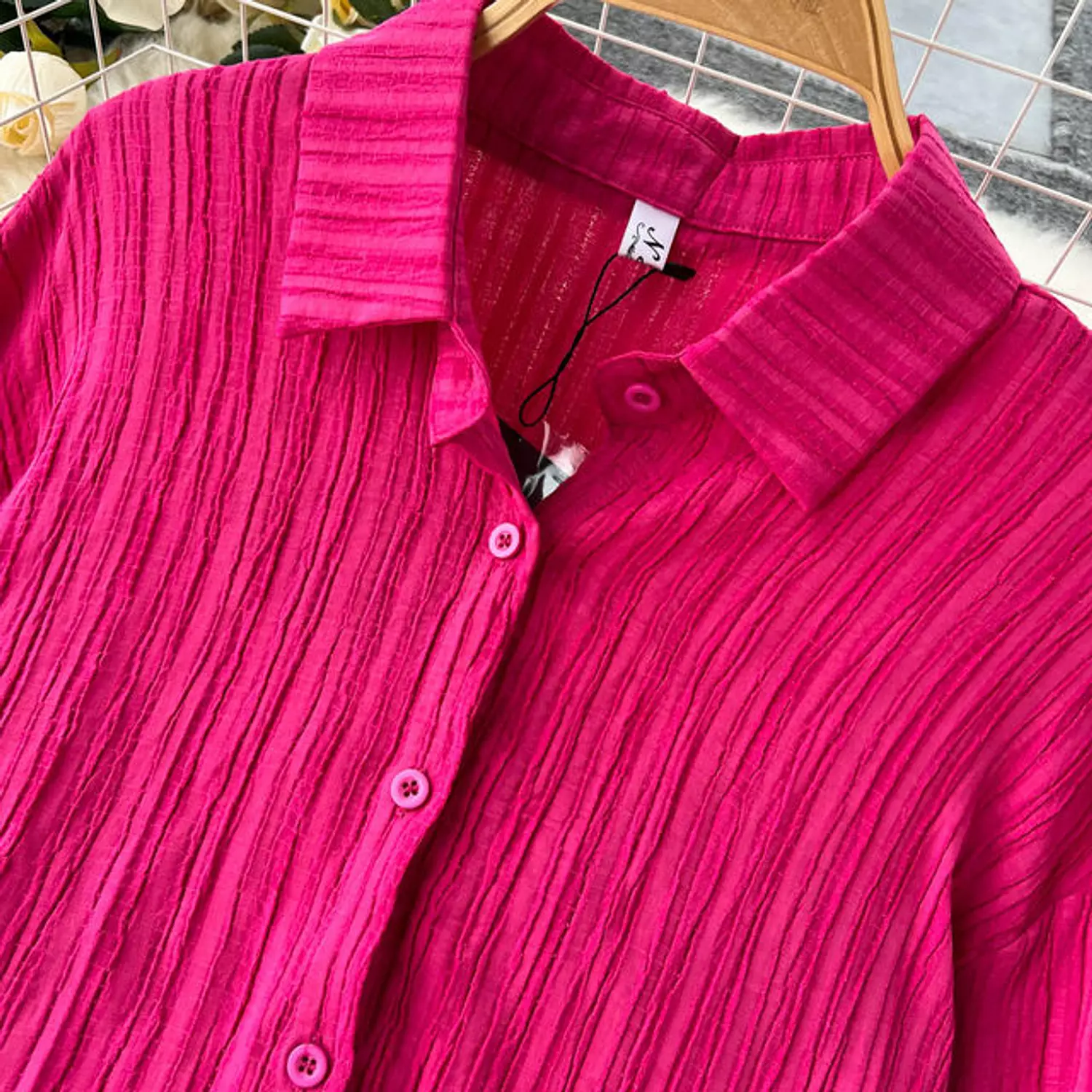Women's Casual Long Sleeve Button-Down Shirt 10