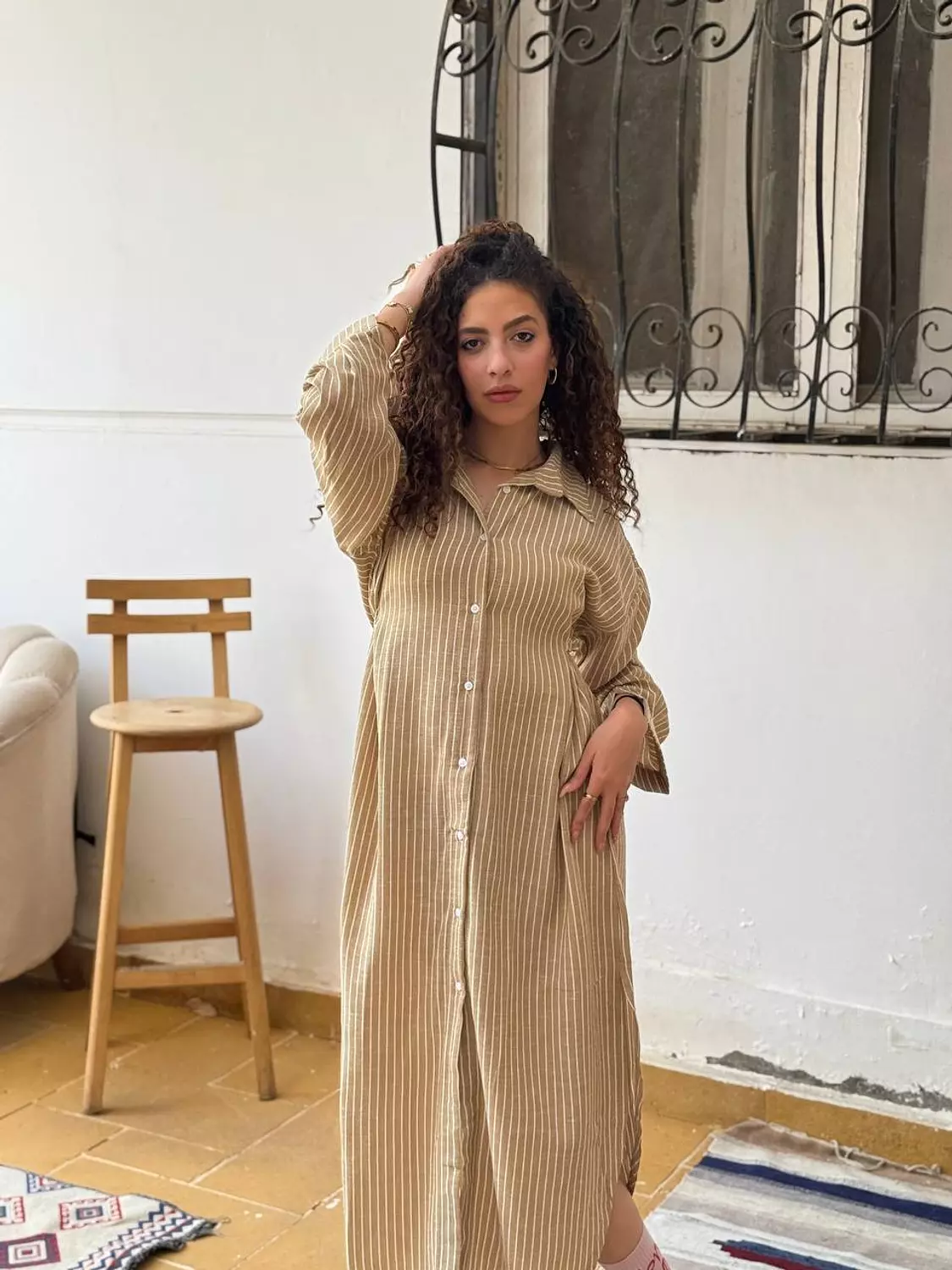 Long Striped Dress  3