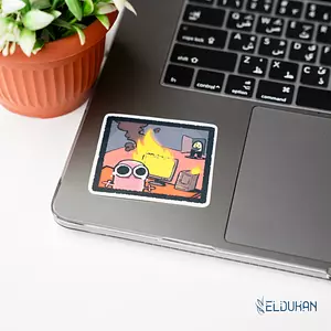 office on fire sticker | Eldukan Gallery