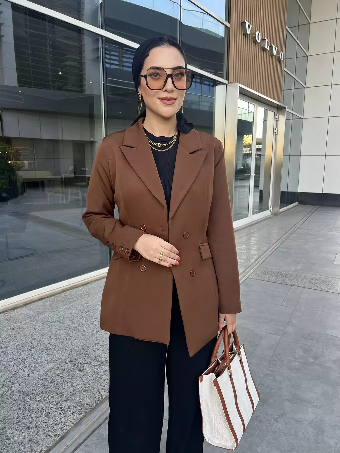 Brown blazer 1