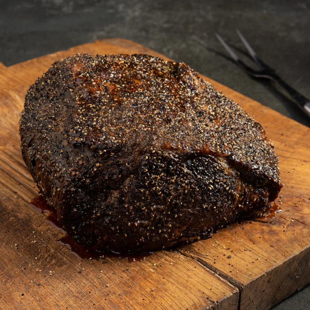 <p style="text-align: center"><br>⭐⭐⭐⭐⭐</p><h2 style="text-align: center">Pre-Cooked Smoked Prime Rib</h2>
