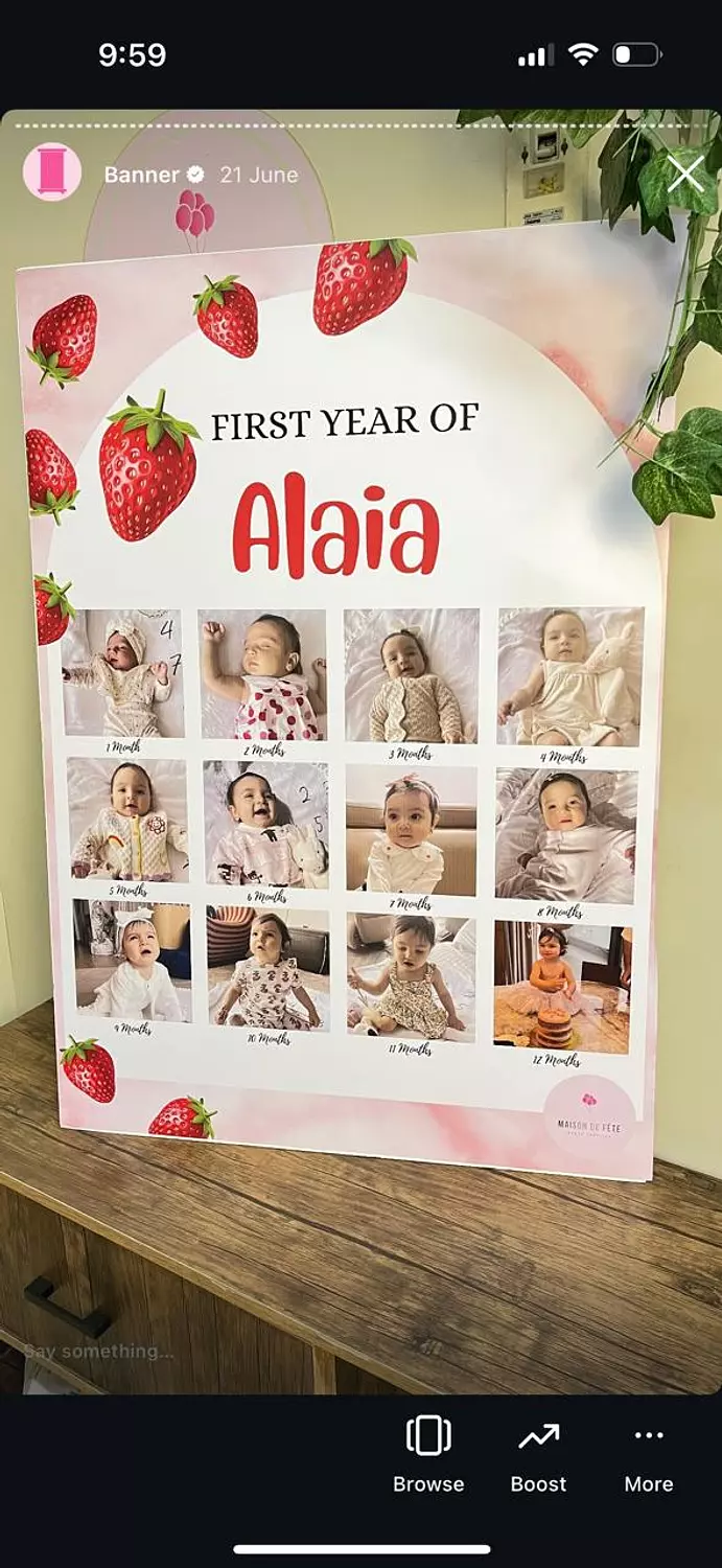 12 months Frame Banner 7