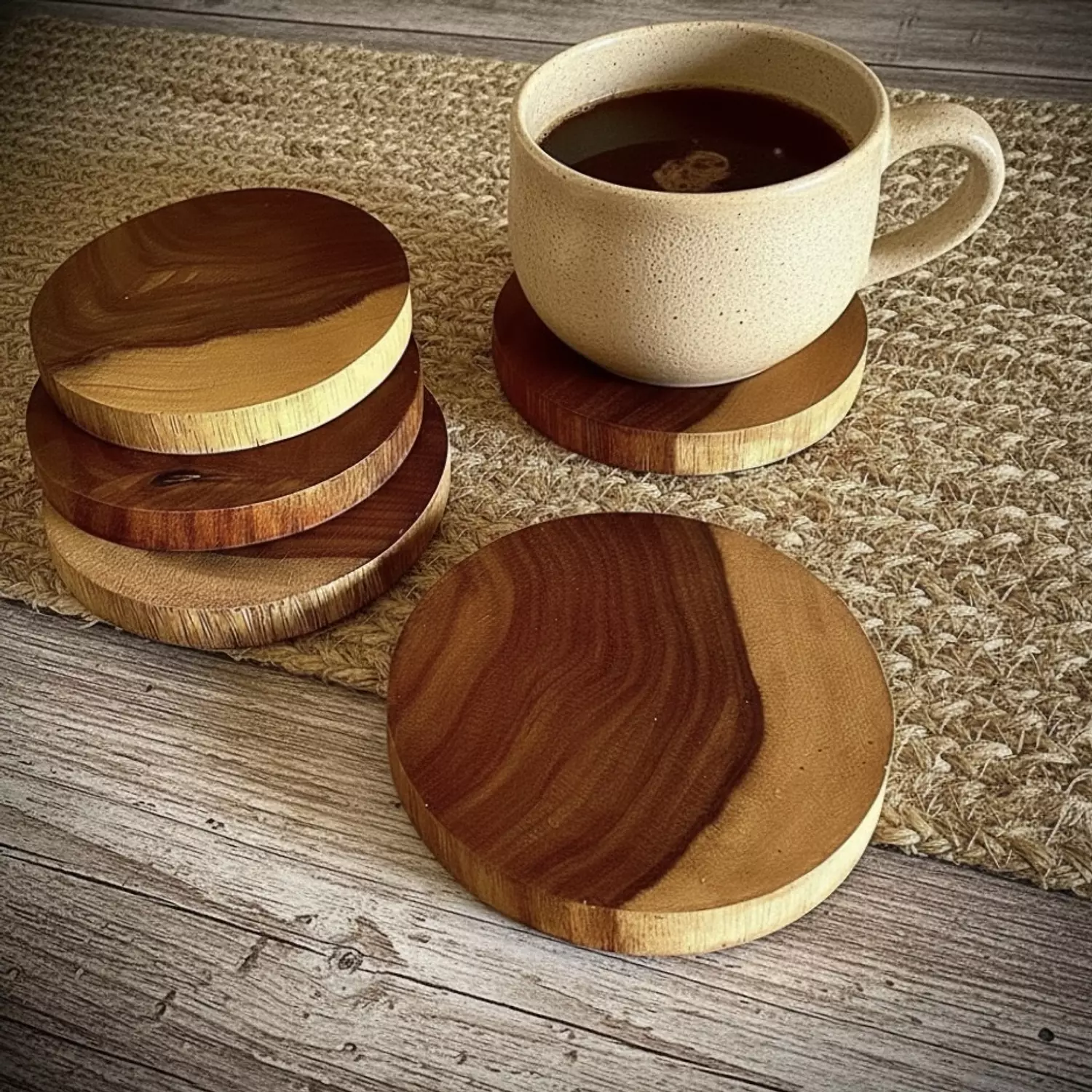 Timber Touch Coasters image