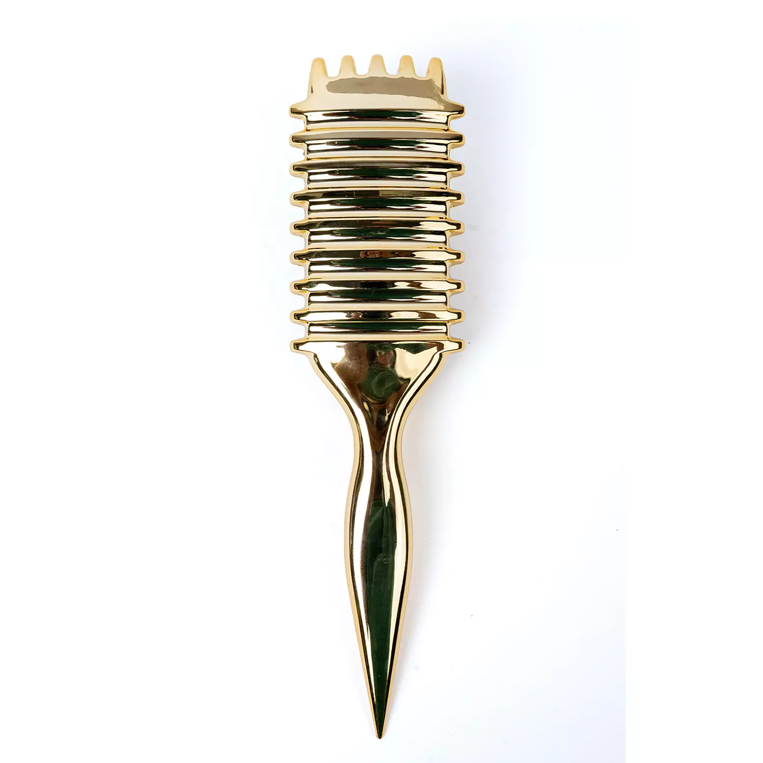 Metallic GOLD Curly Brush 2