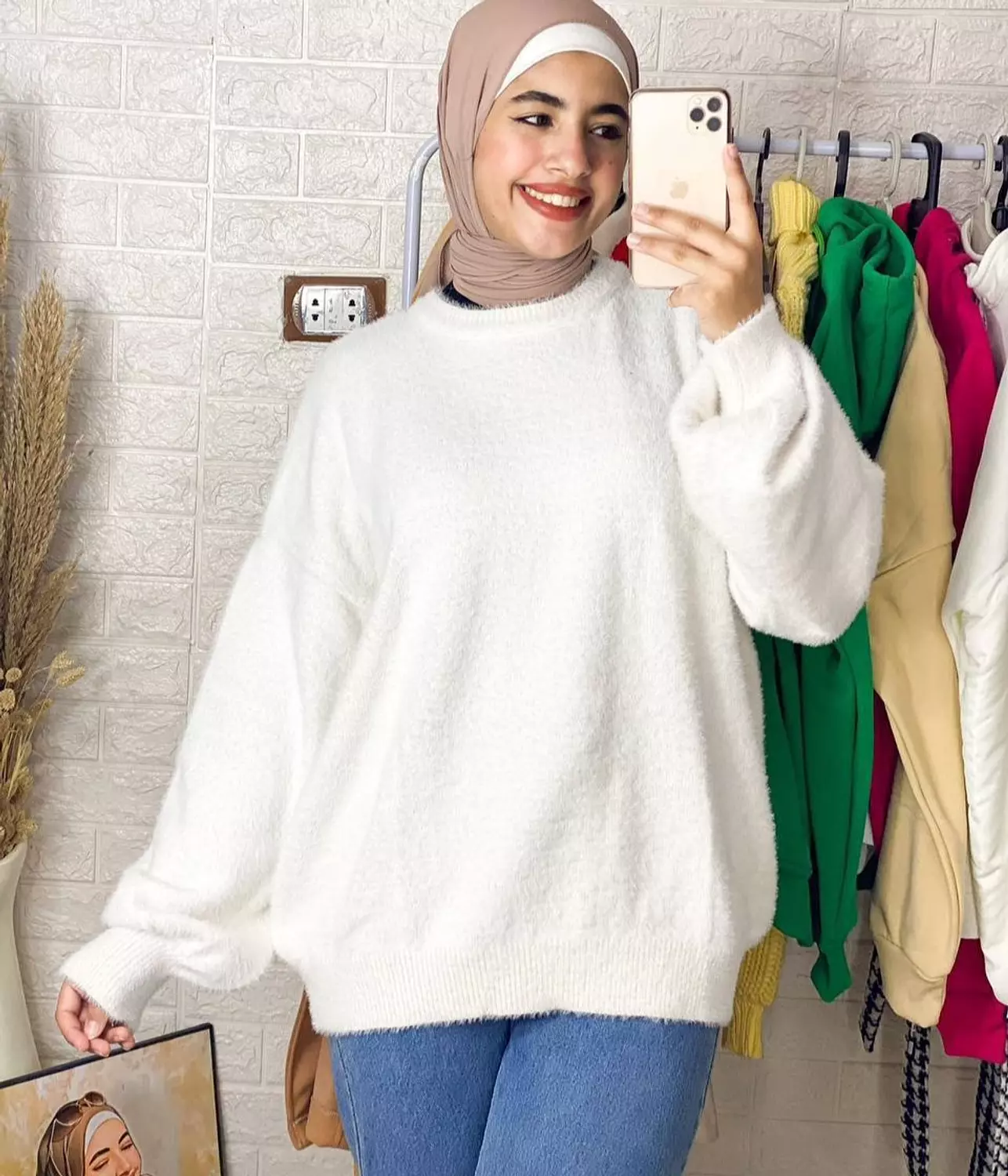Over size pullover  2