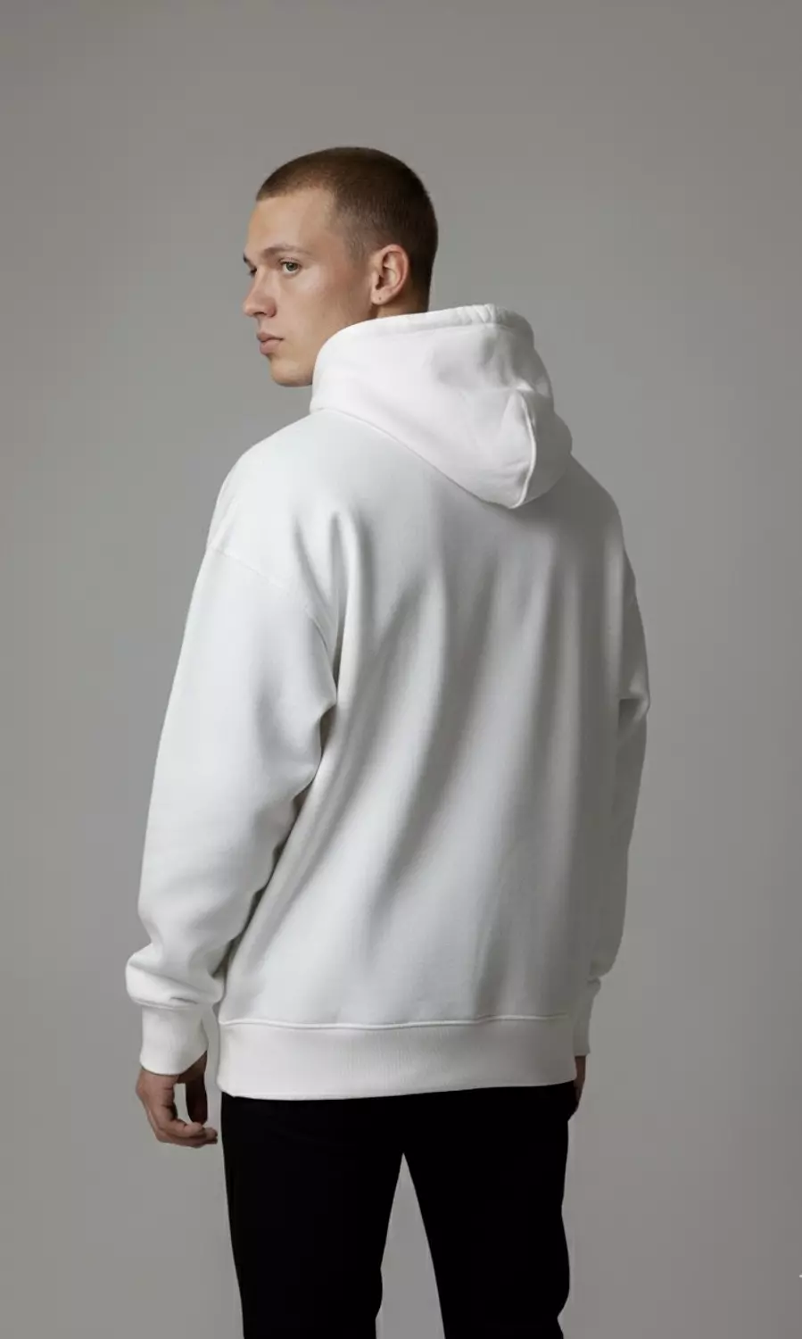 Persist ZIP UP Sweatshirt _ White 4