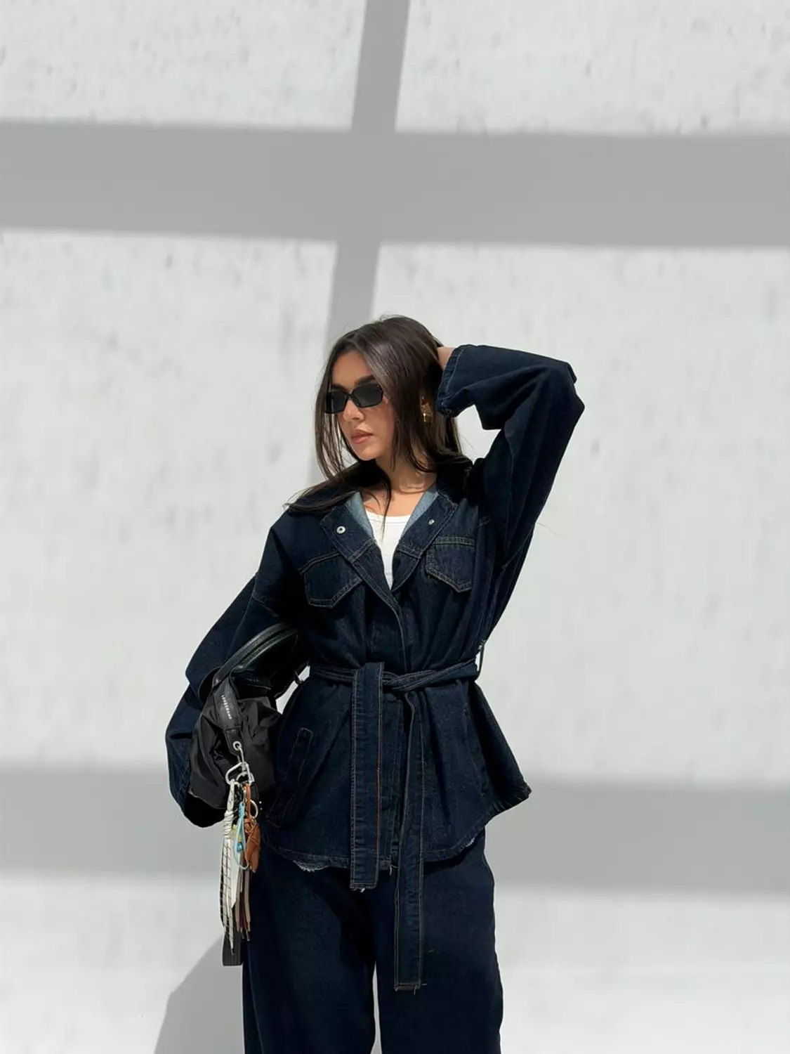 <p style="text-align: start"><strong>Denim Tie-Waist Set</strong></p><p style="text-align: start"><br></p>