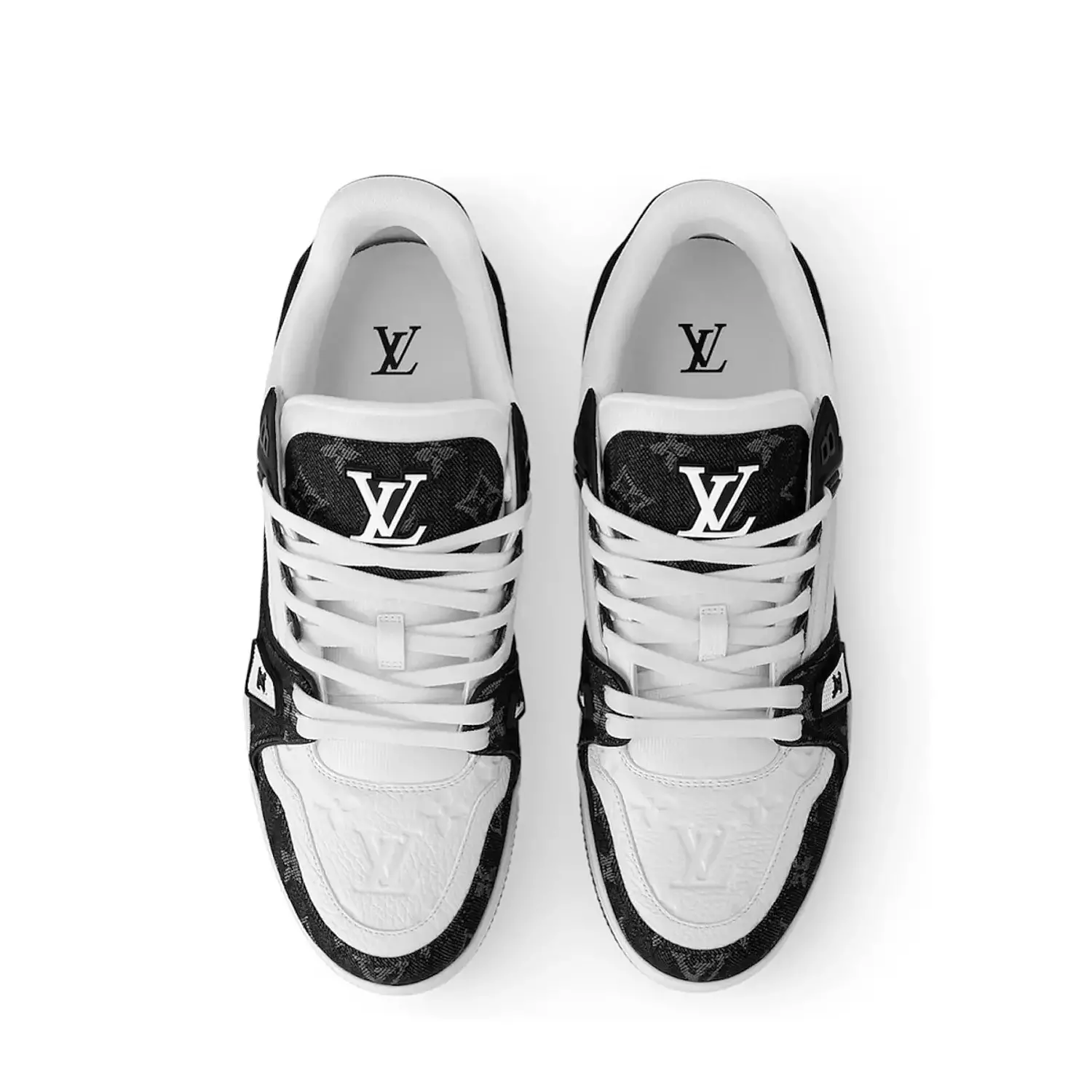 Louis Vuitton LV Trainer White Black 3