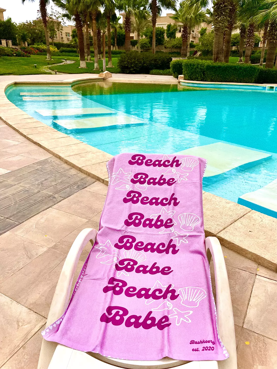 Beach Babe Beach Towel image