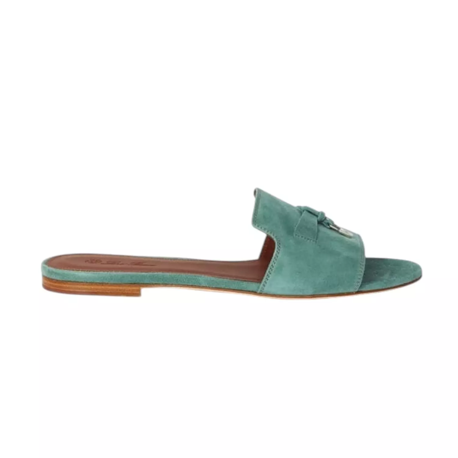 Sandal Suede Goatskin Sap Green | Loro Piana image
