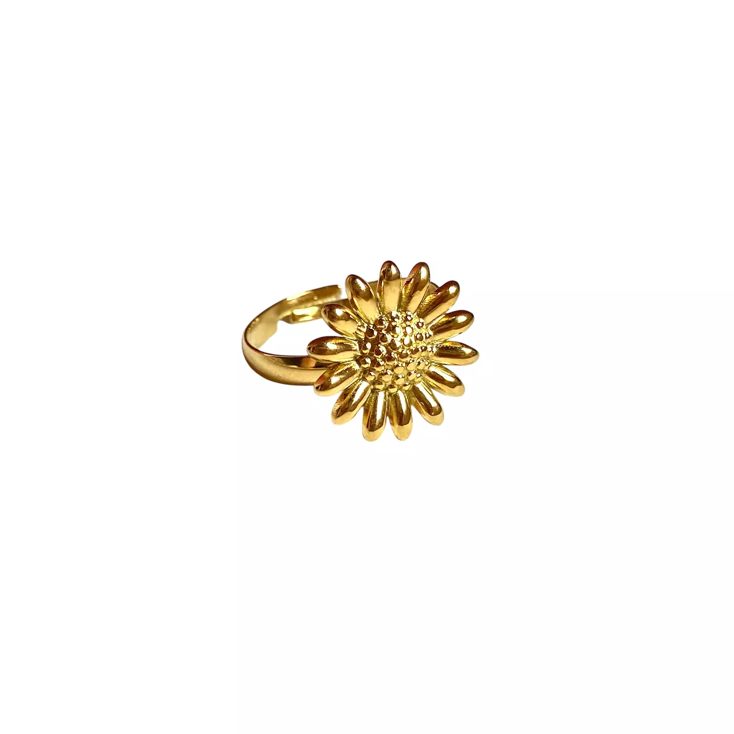 Sunflower  stainless steel ring🌻 image