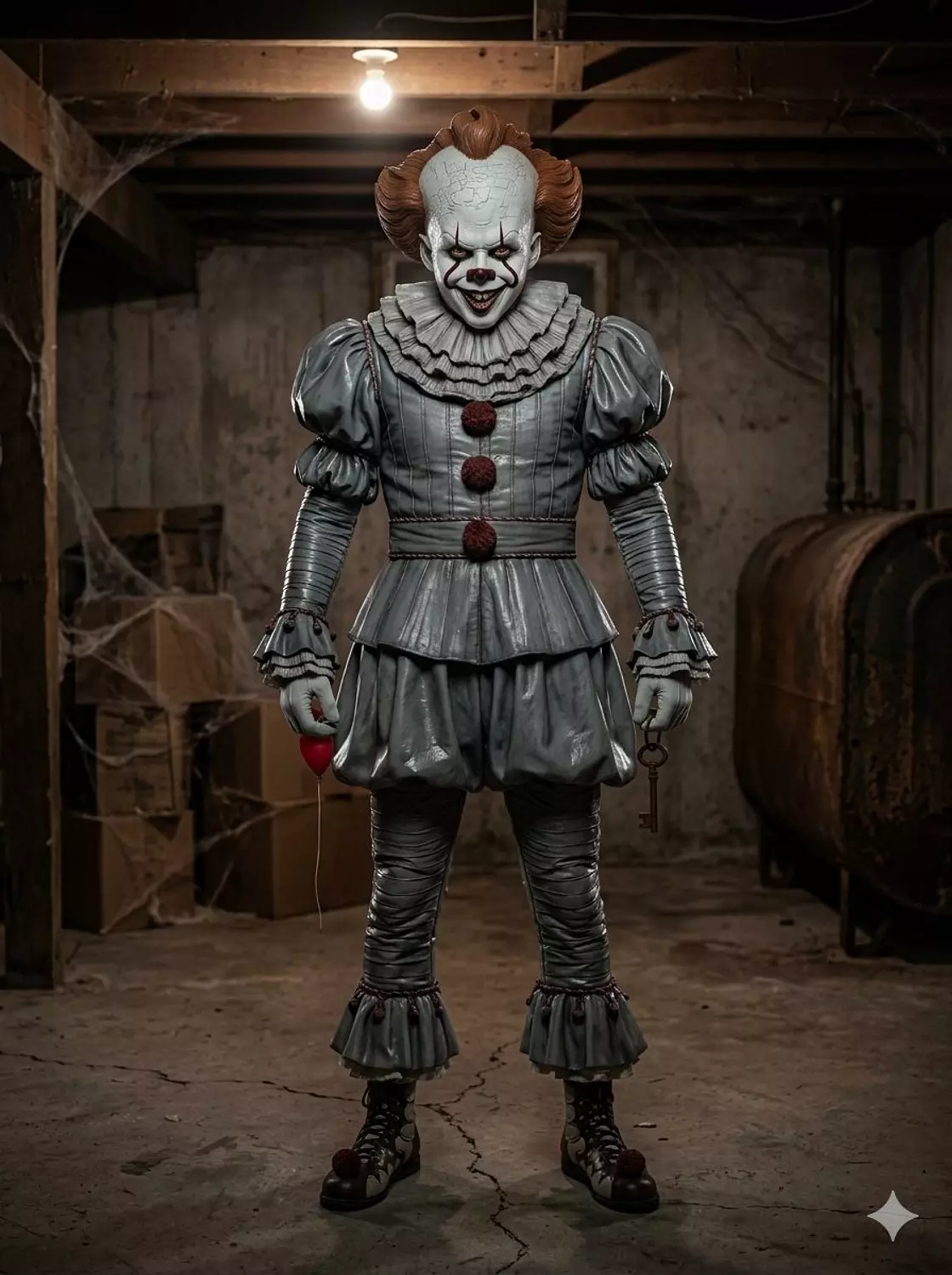 pennywise-face-mask image