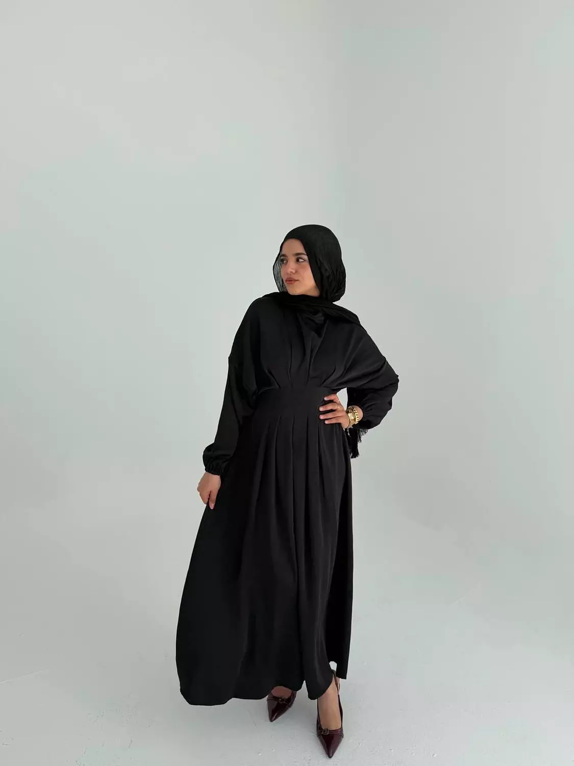 SATIN DRESS image