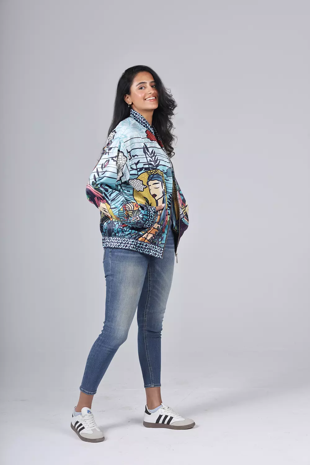 " NEVER LAND " Bomber Jacket 3