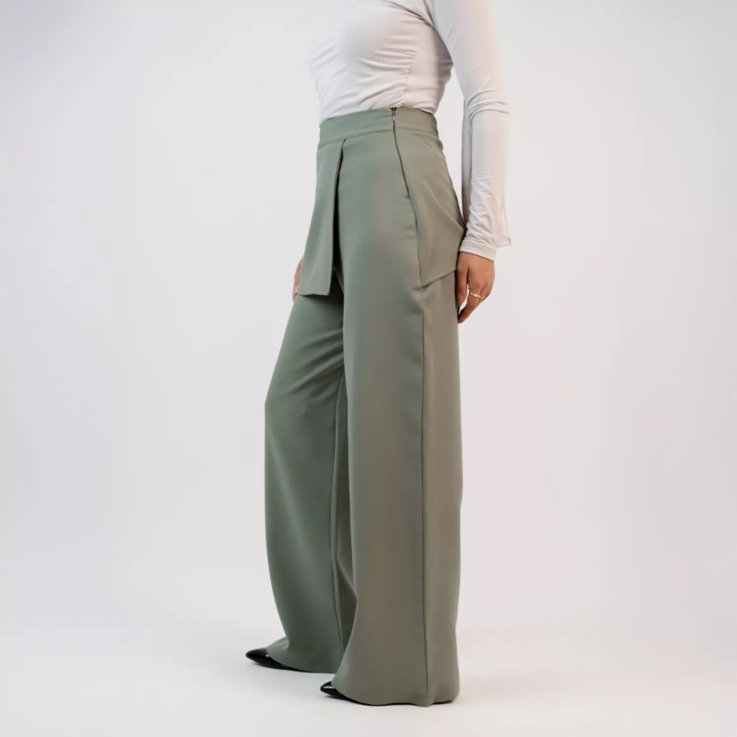 Skirt pants rozaline - Olive  2