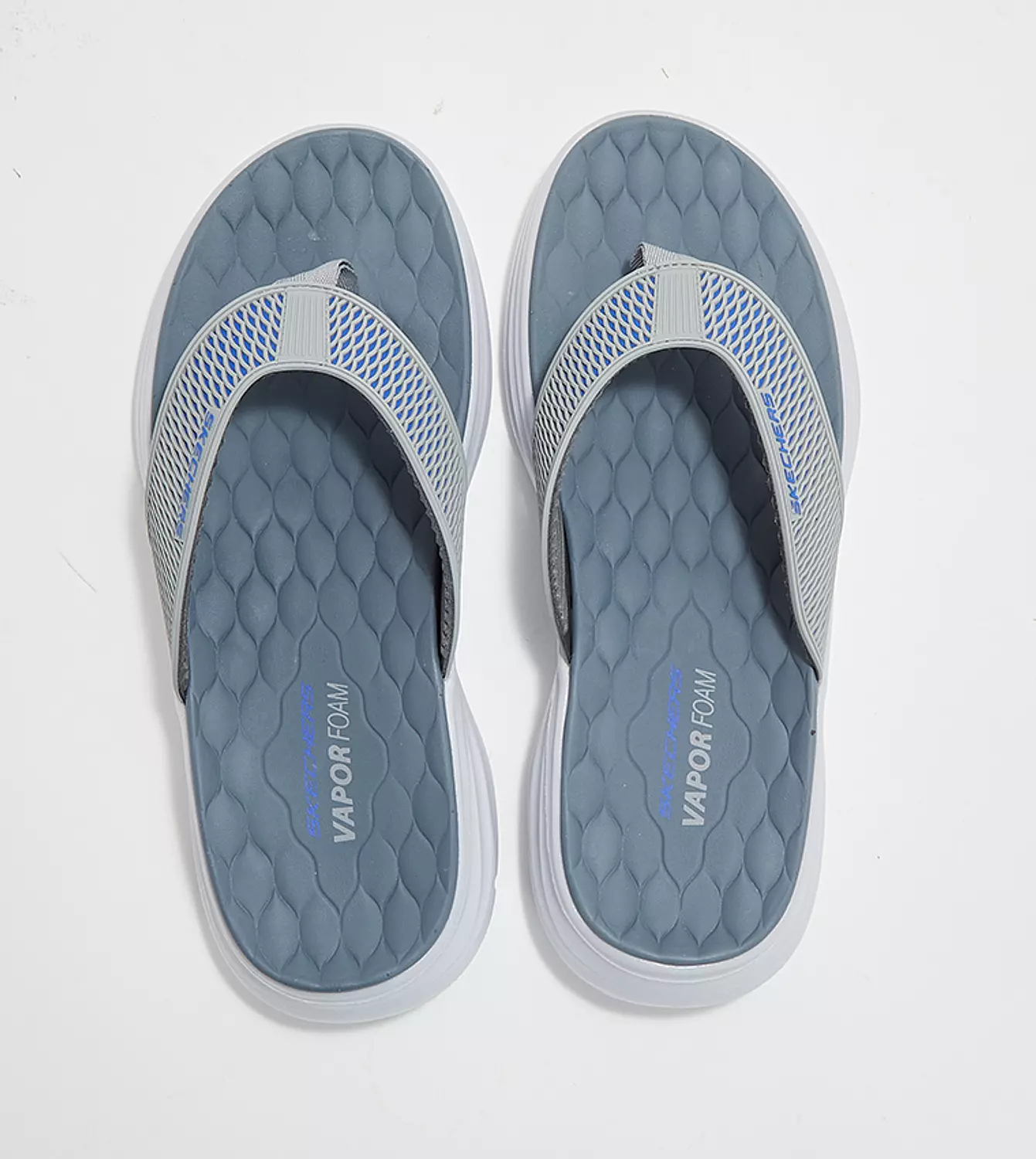 Skechers Men's Vapor Foam Sandal Gray 5