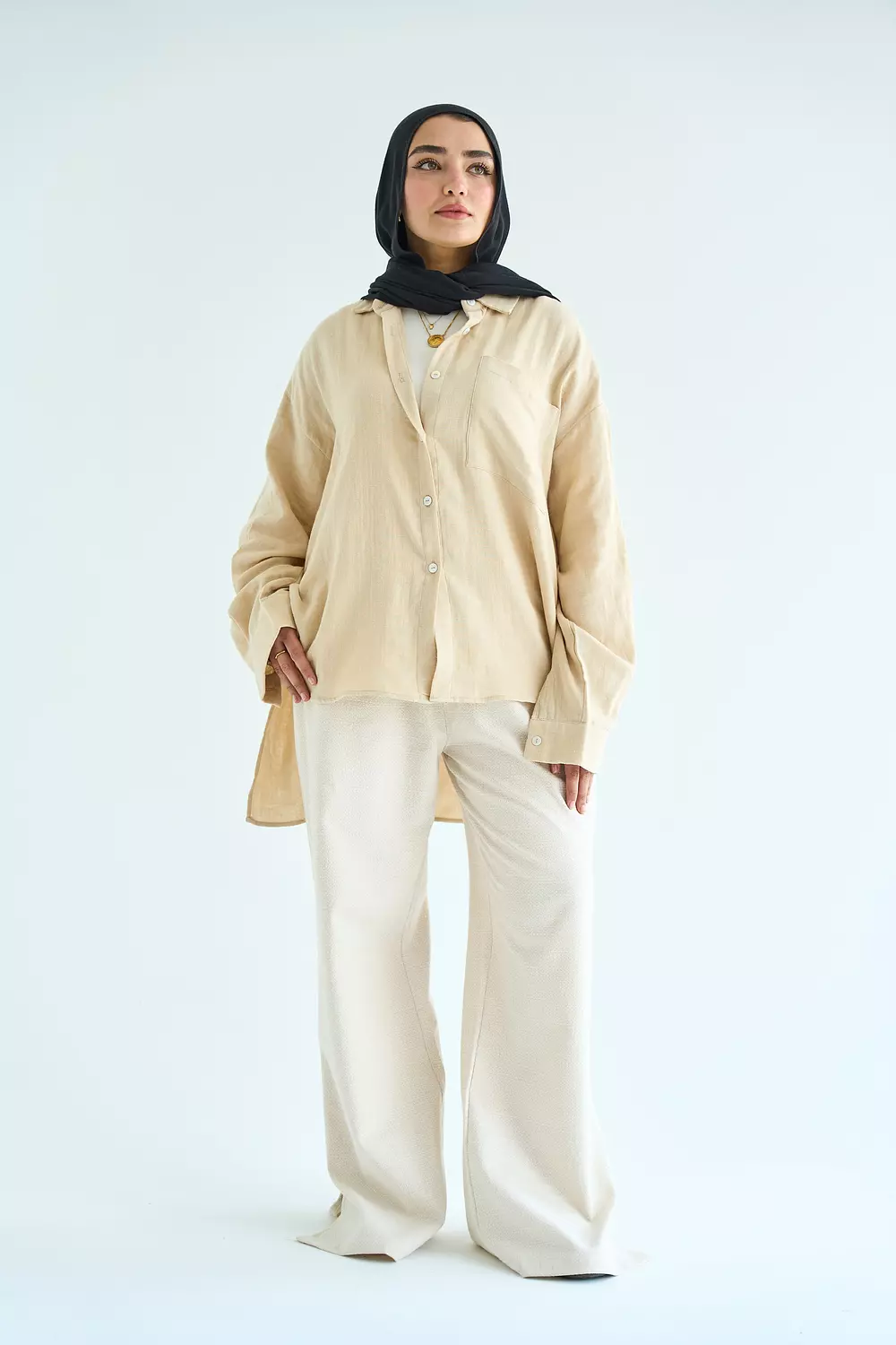 All times shirt in beige 1