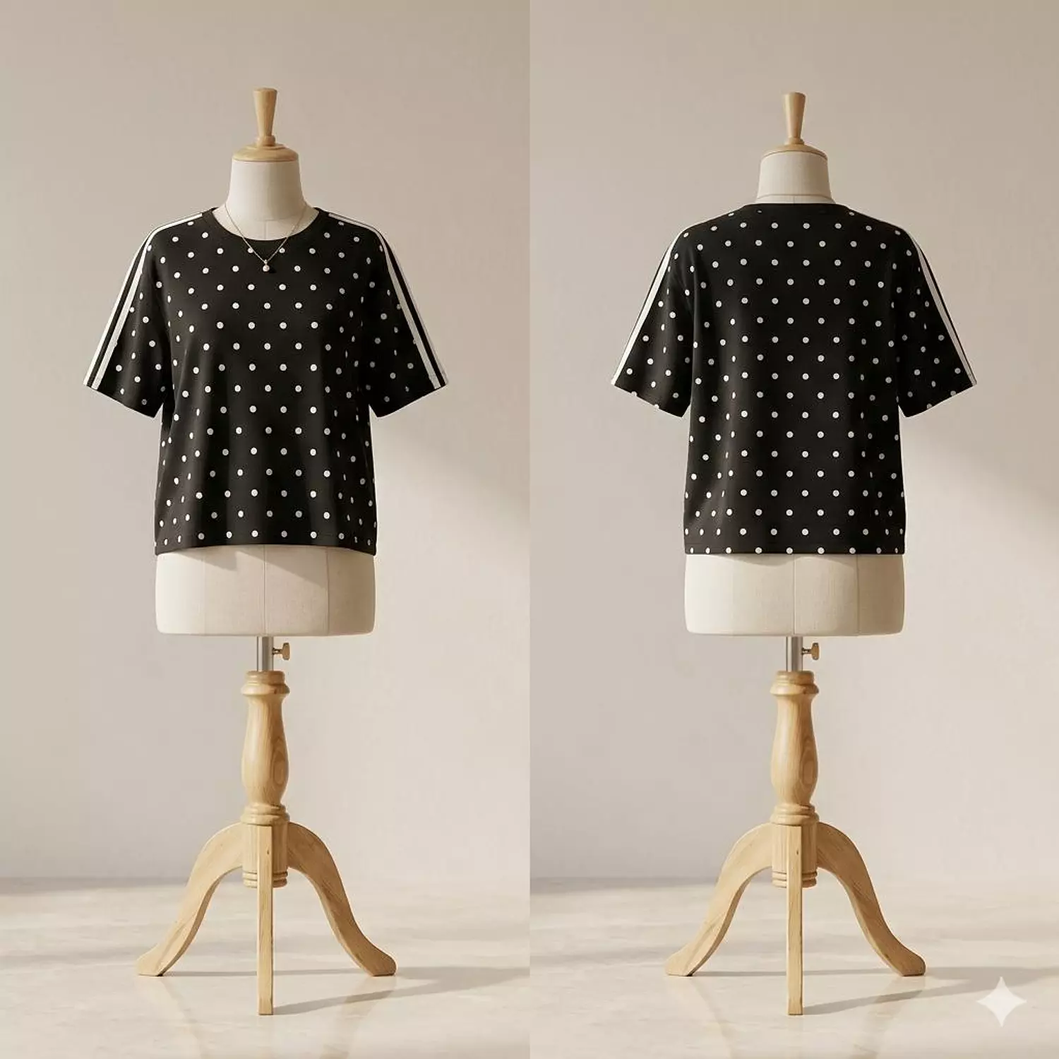 Cotton Polka Dot T-Shirt image