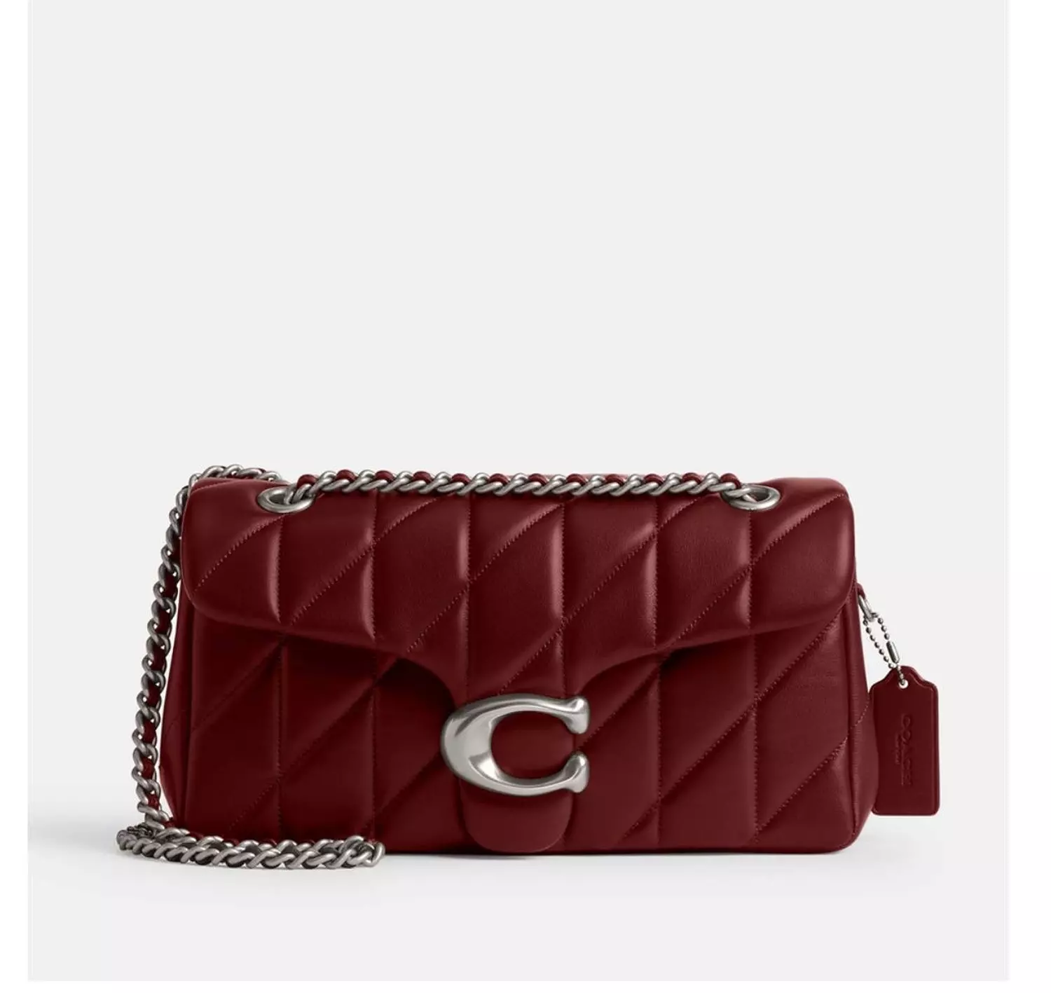 Coach Tabby Shoulder Bag 26 With Pillow Quilting dark ruby image