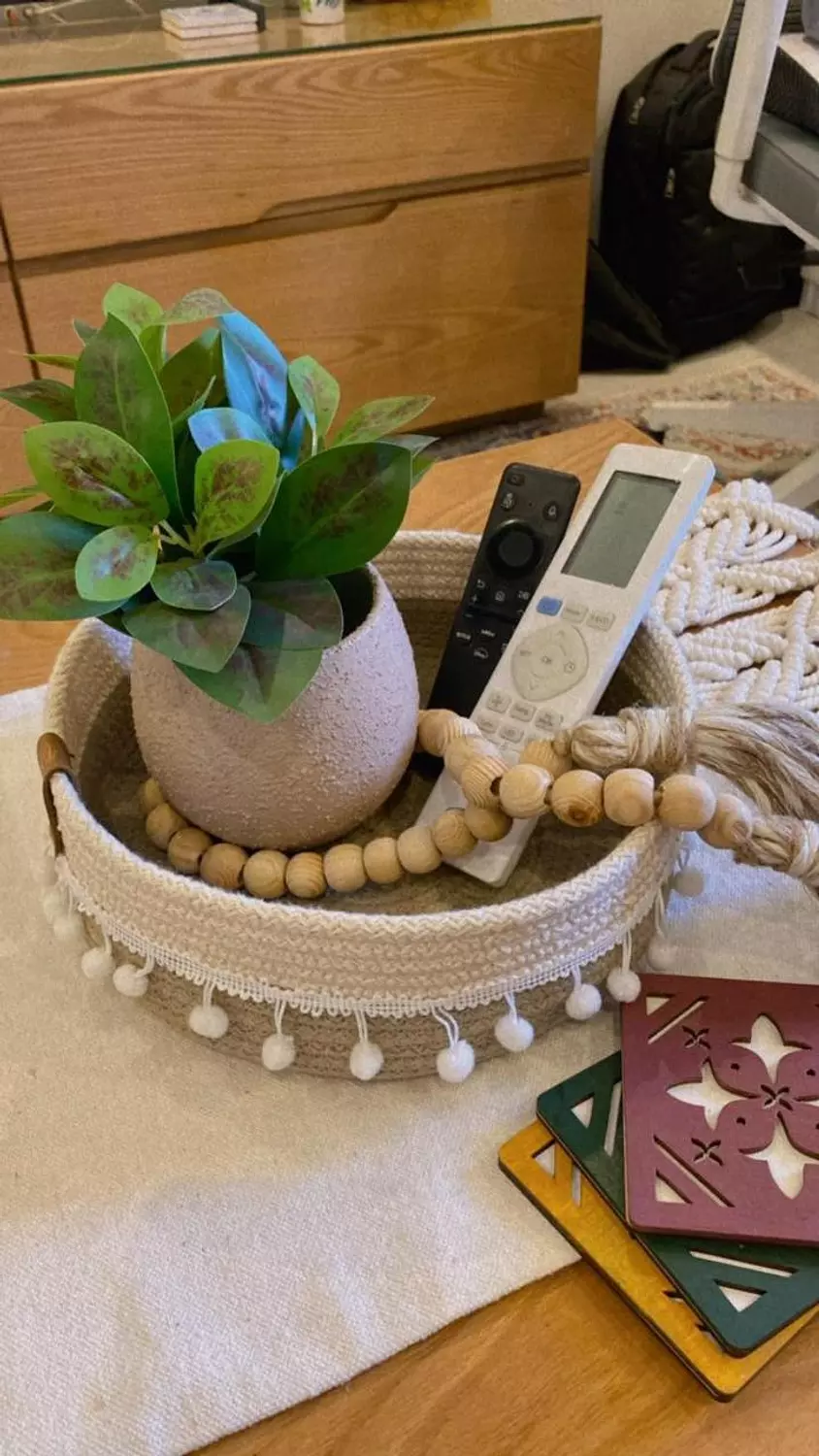 Boho Style Tray Organizer