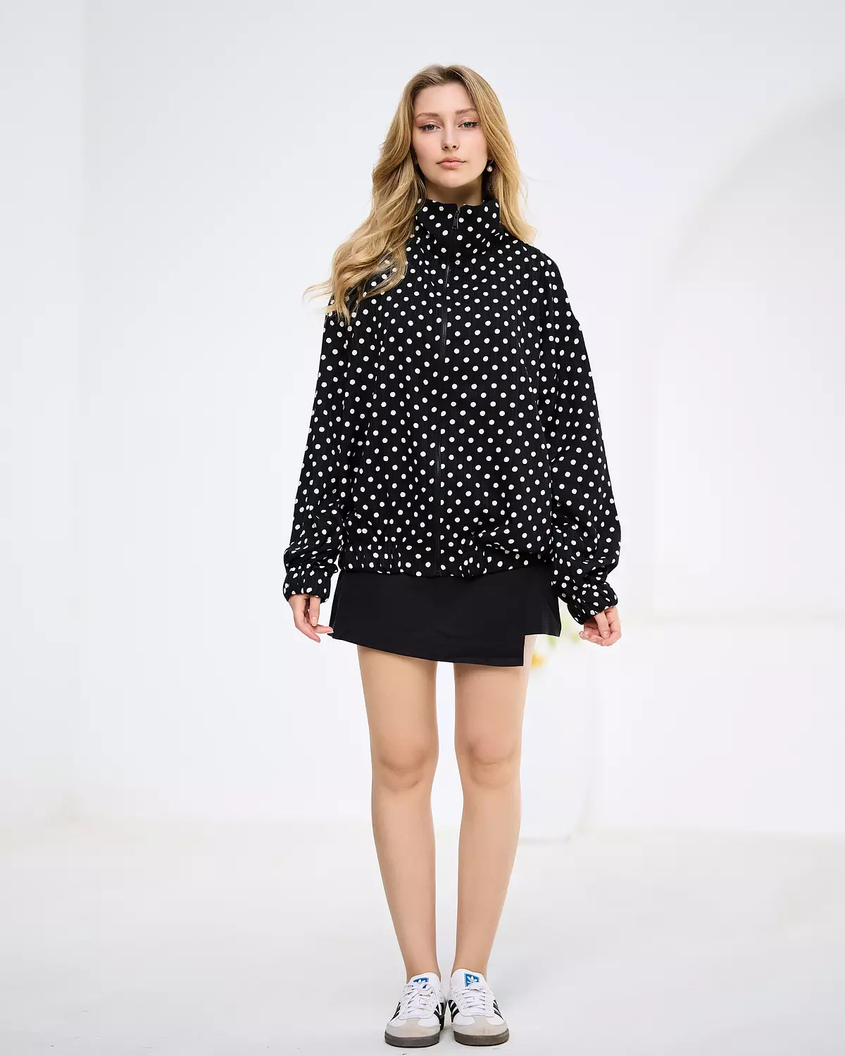 Black polka dot jacket 7