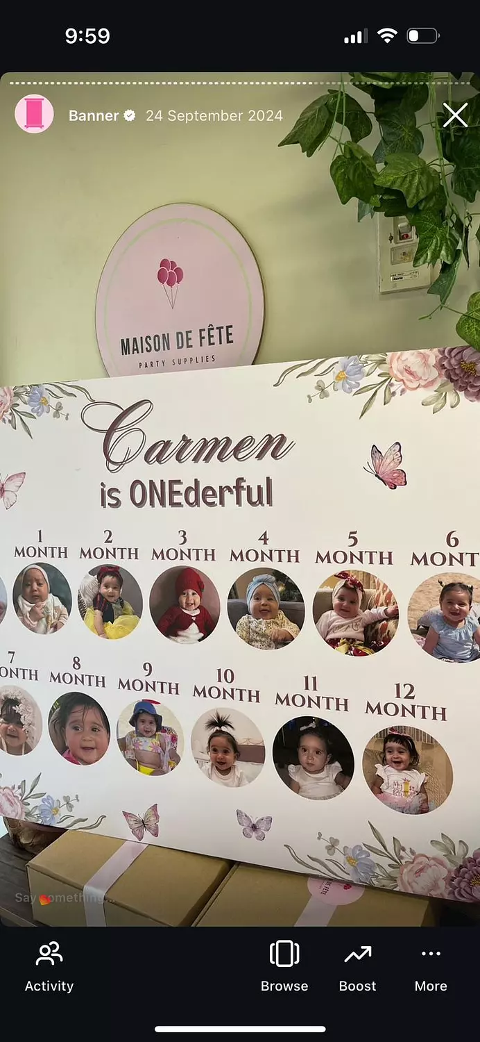 12 months Frame Banner 3