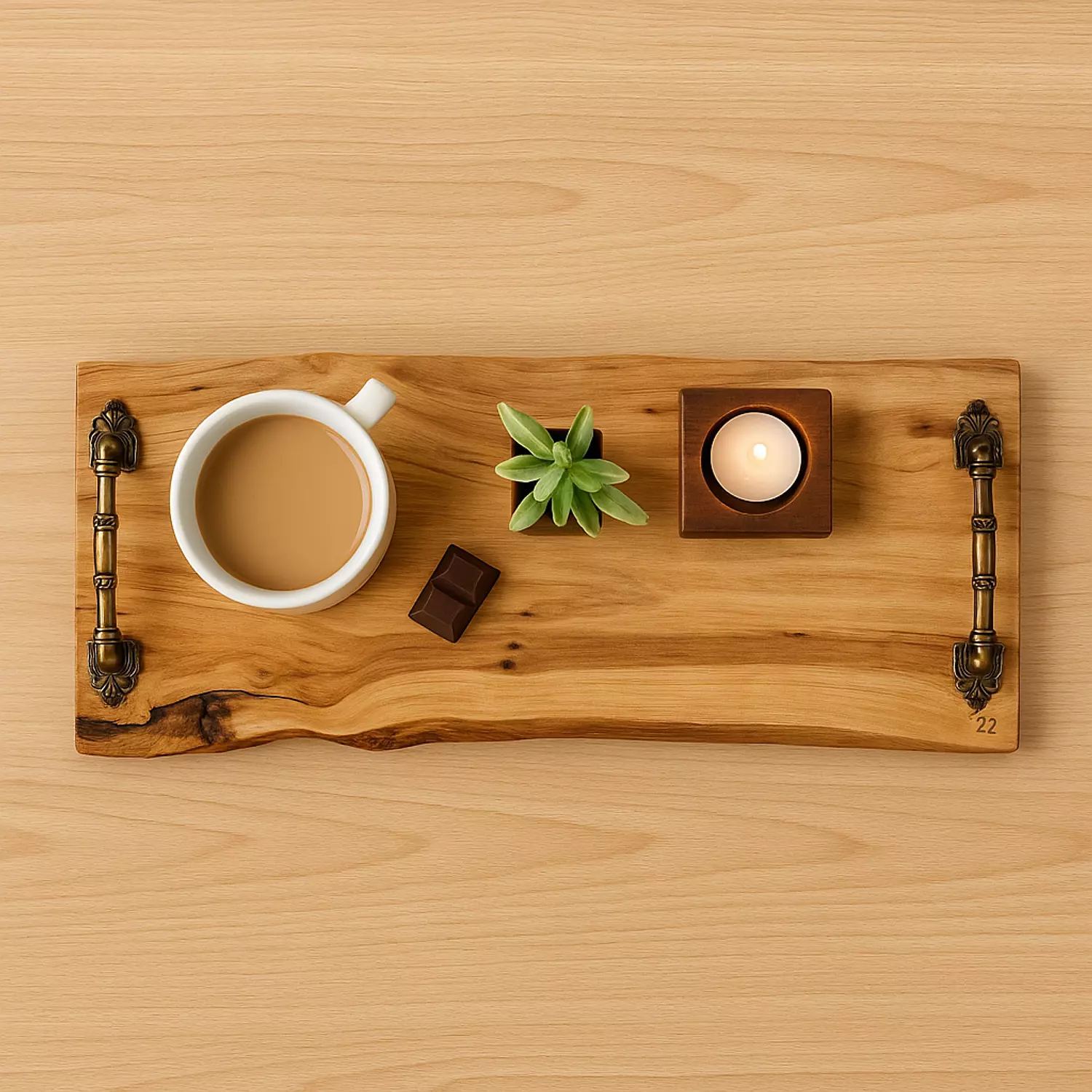 Boho Olive Tray image