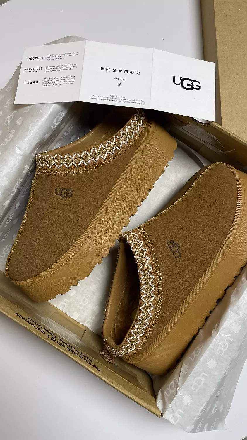 UGG Tasman Slipper 'Chestnut' image