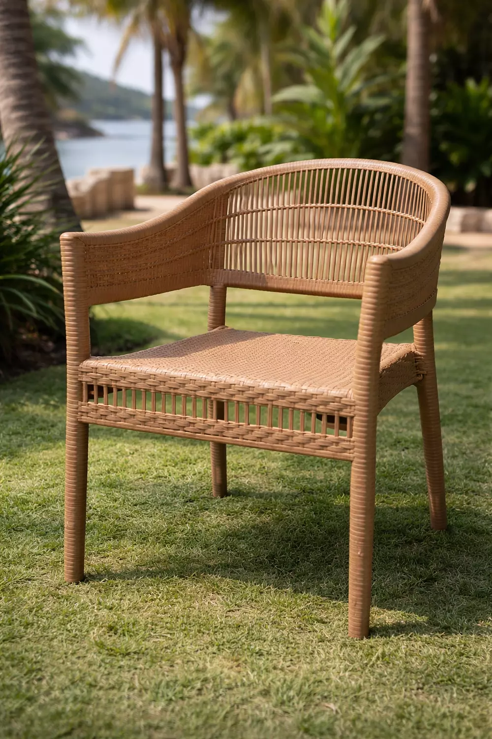 Marseille Plastic Chair – Beige Color image