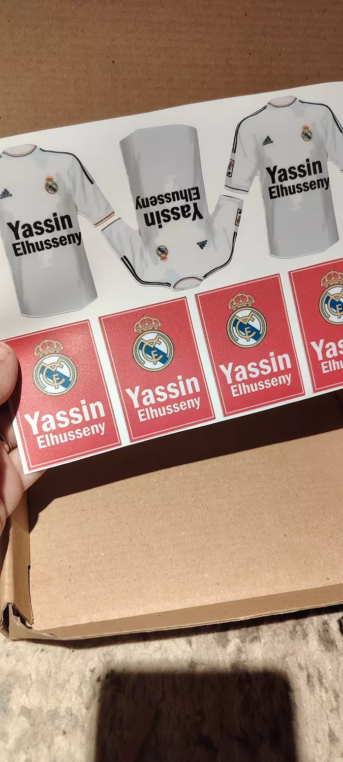 Real Madrid School Labels Stickies 1
