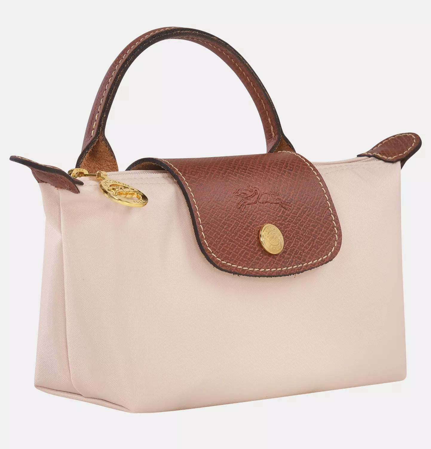 LE PLIAGE ORIGINAL POUCH WITH HANDLE Paper - Recycled Canvas 2