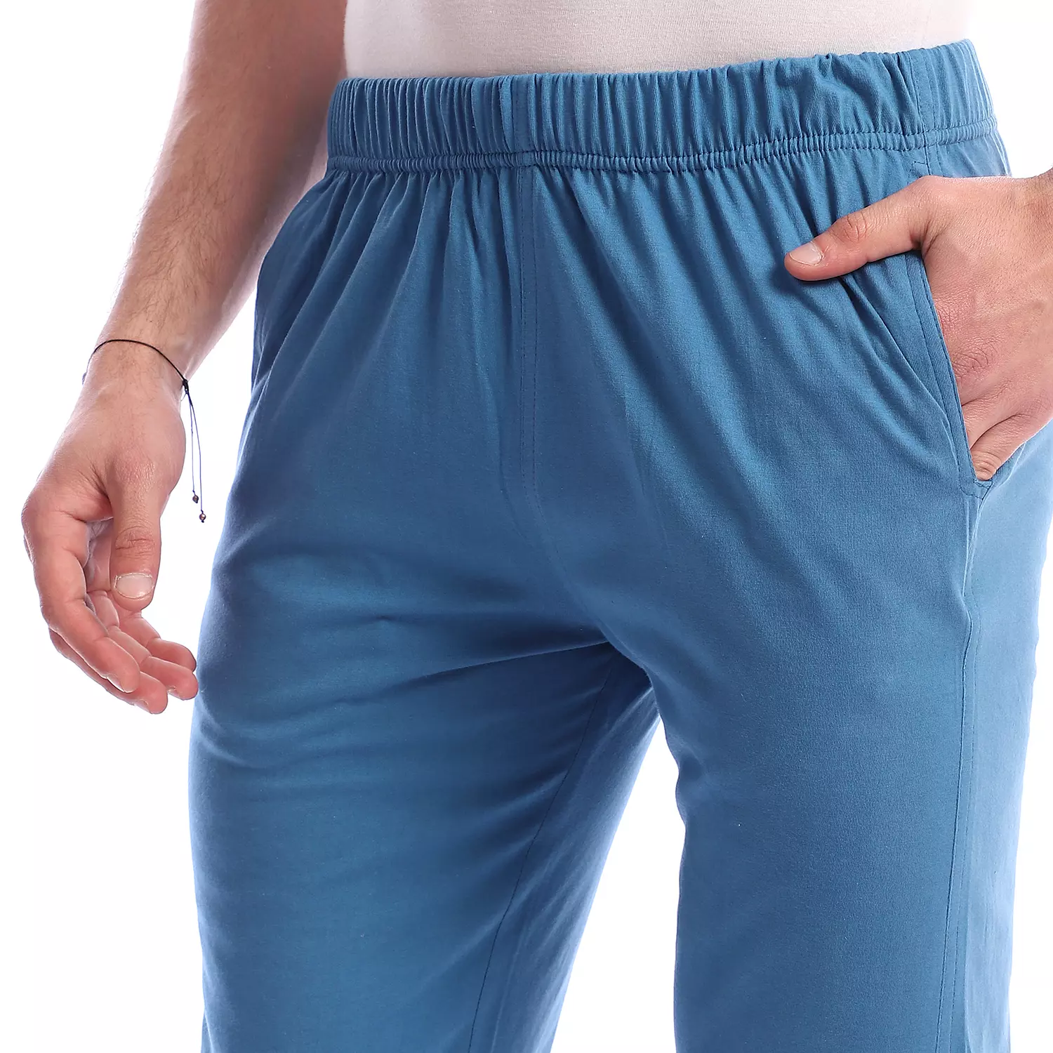 Cotton Plain Long Short - 5016 - Petrol Color 2