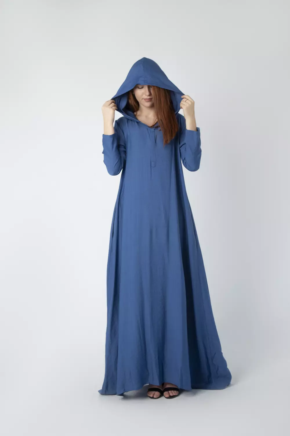 Moroccan Kaftan - Blue image