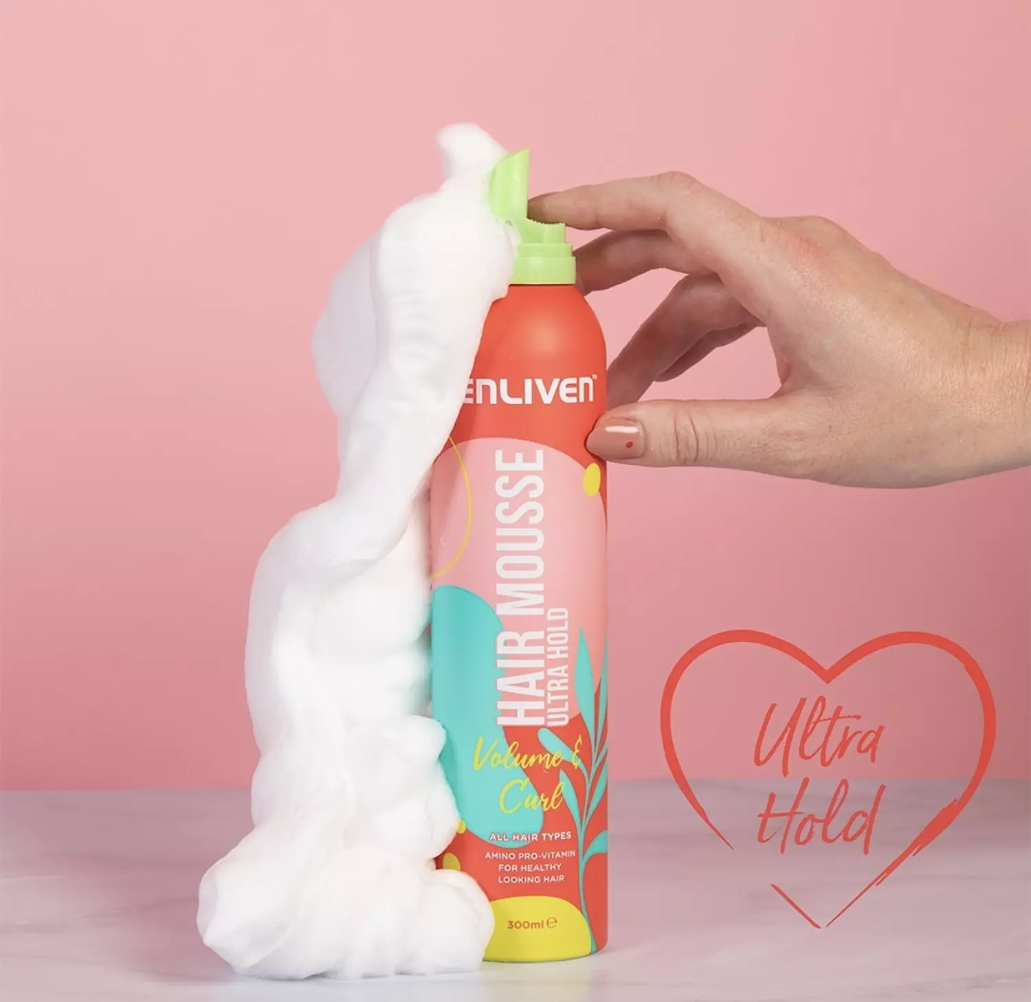 Enliven Hair Mousse - Ultra Hold  1