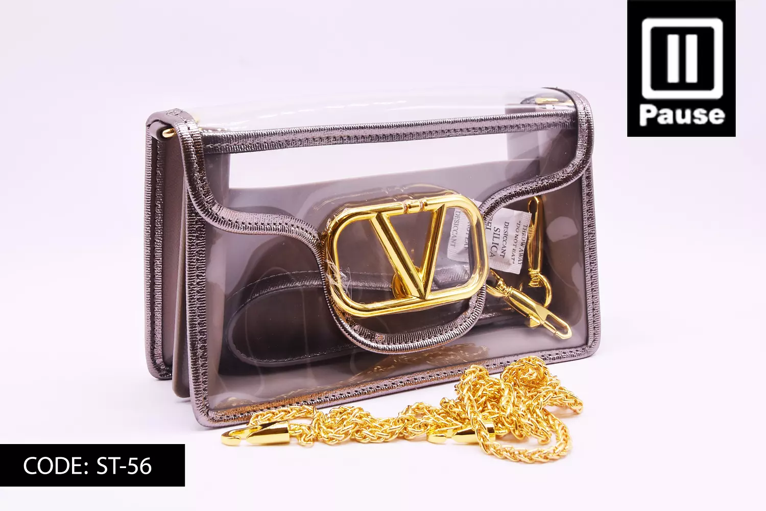 ST-56 TRANSPARENT VALENTINO BAG  3