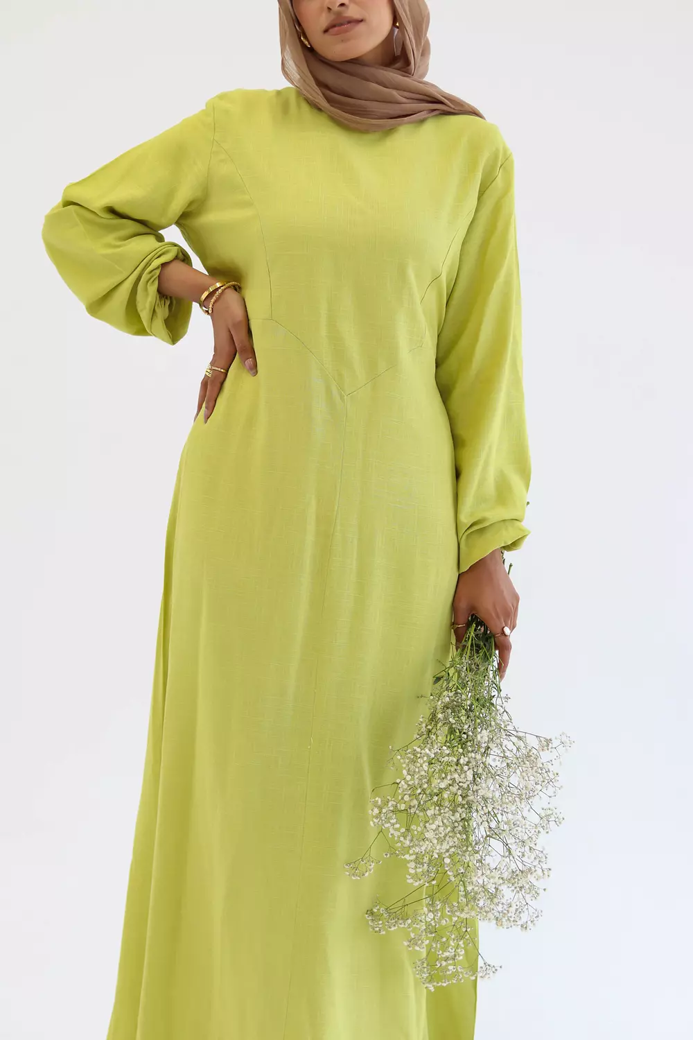 Kiwi Pure Linen Dress  8