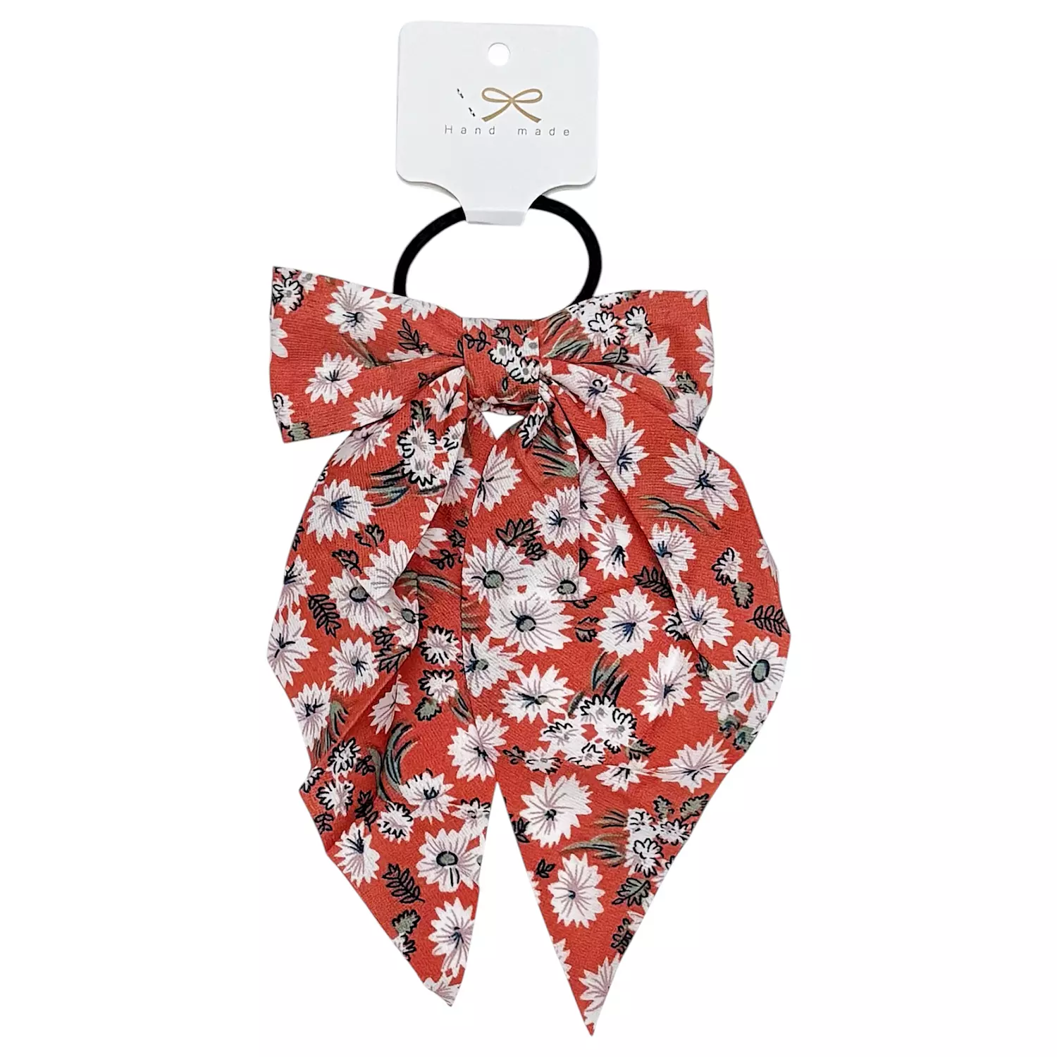 Bow Tie Floral Hair Tie E image