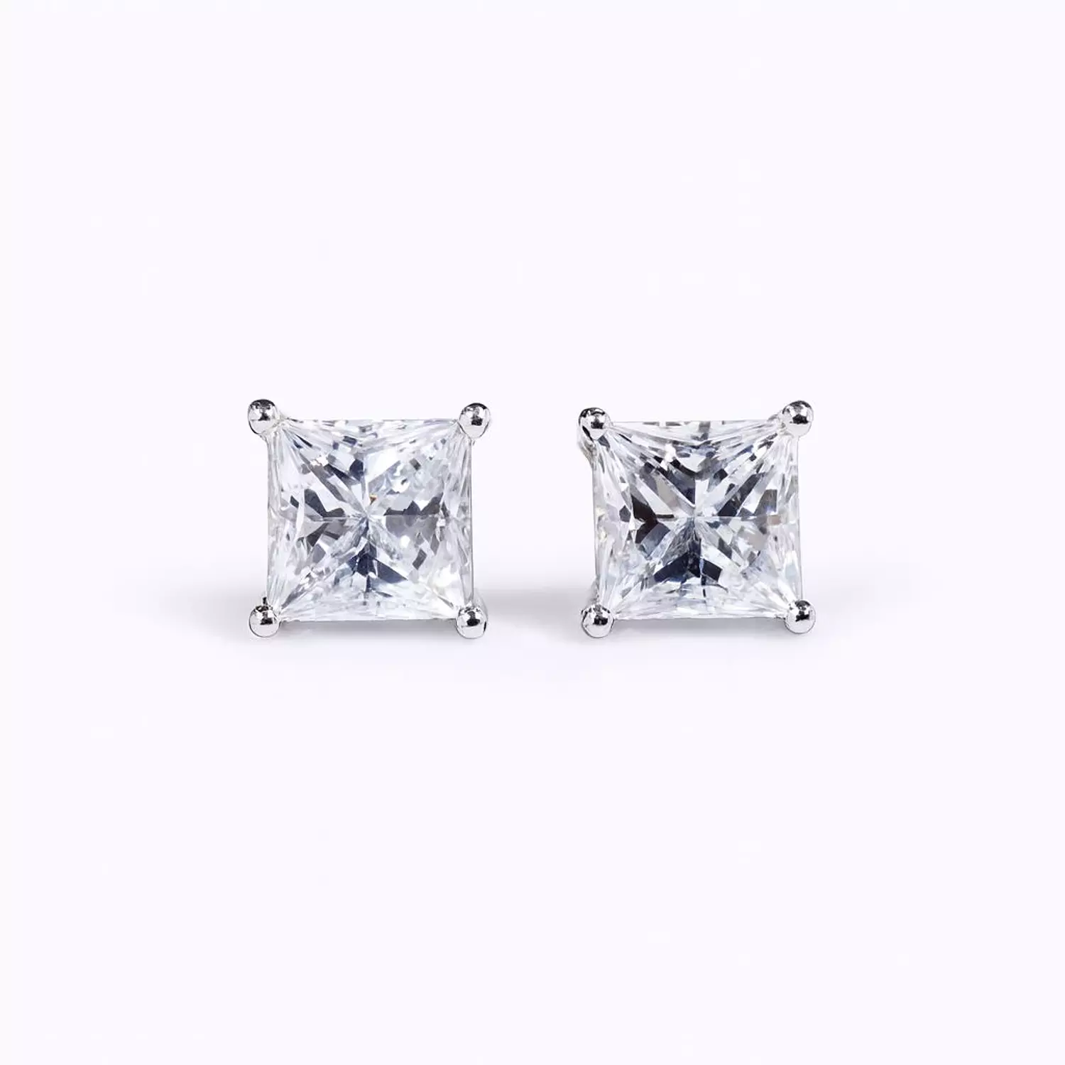 Silver Earrings Daimond 1