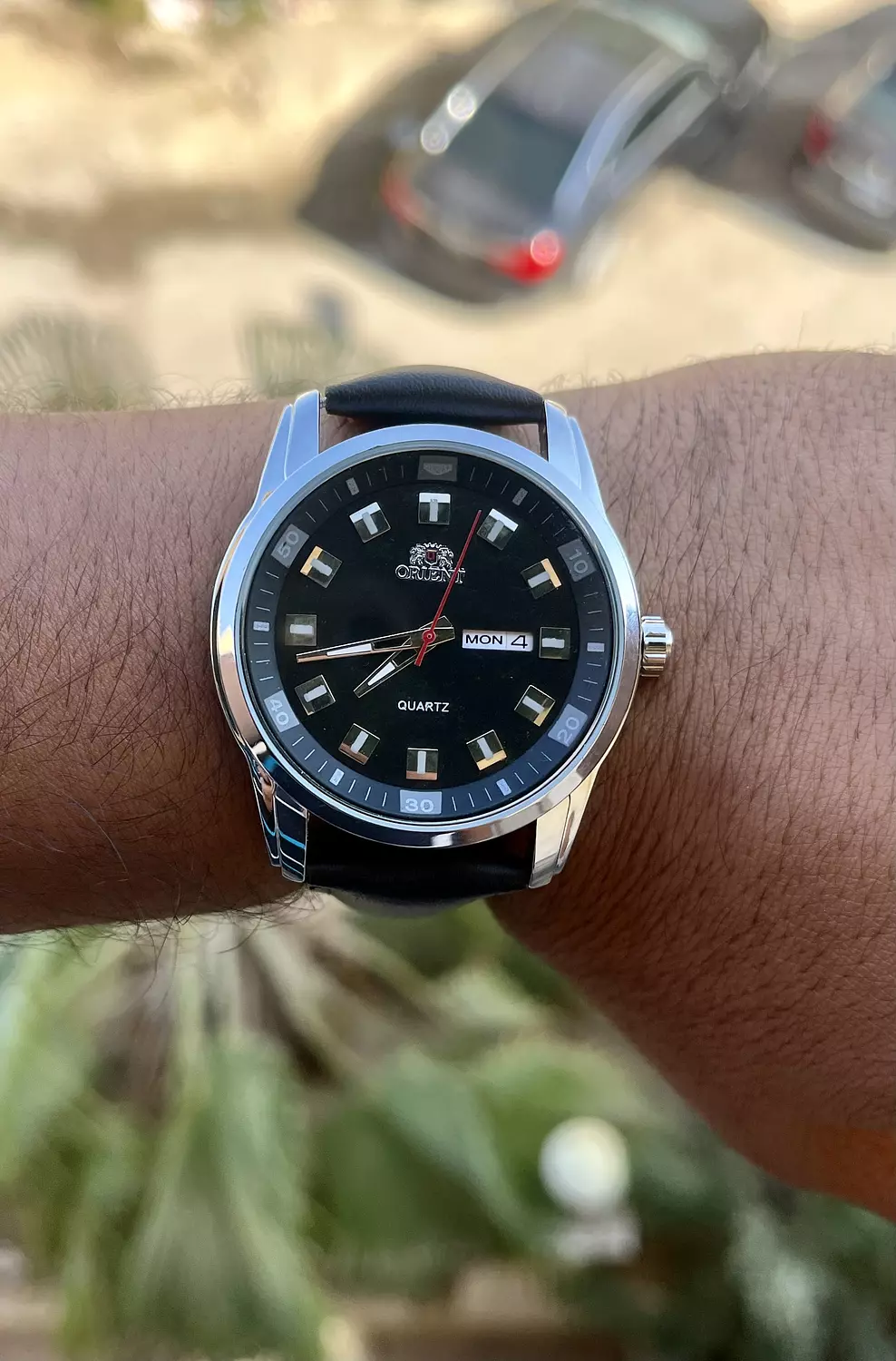 Black leather orient 2