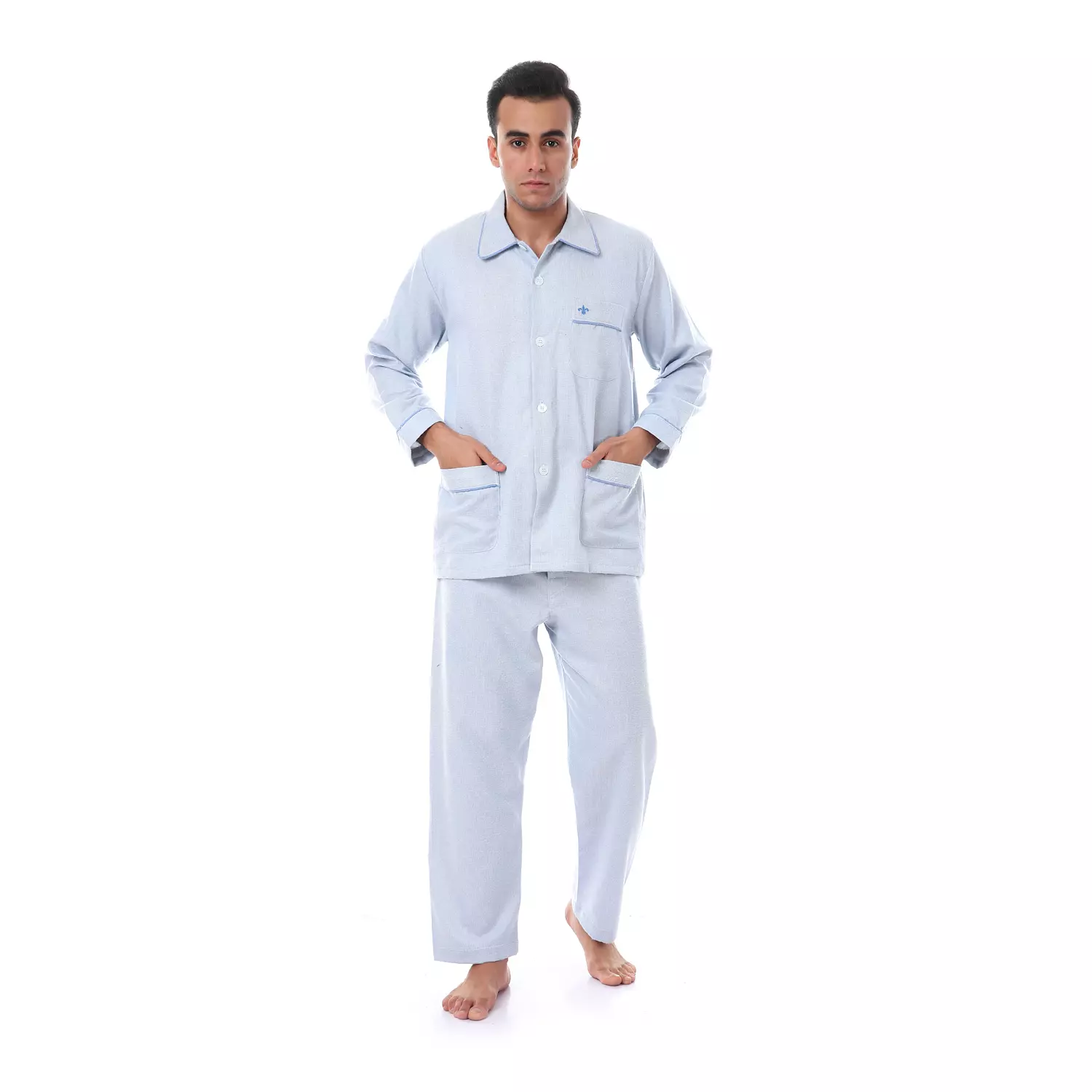 Shorto Classic Kastoor Pajama - 2346 - Light Blue image