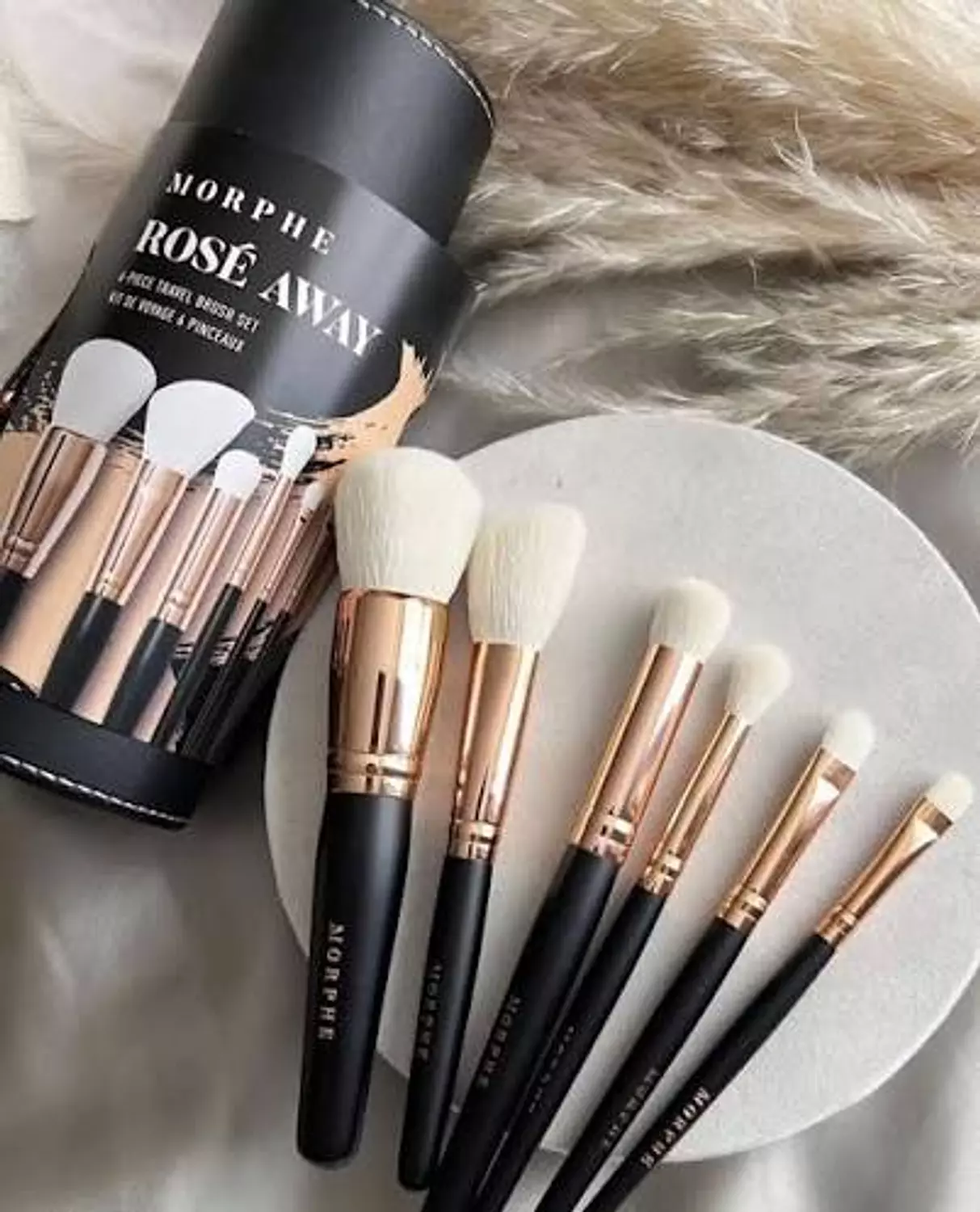 Morphy ROSÉ AWAY 6-PIECE FACE & EYE TRAVEL BRUSH SET 2