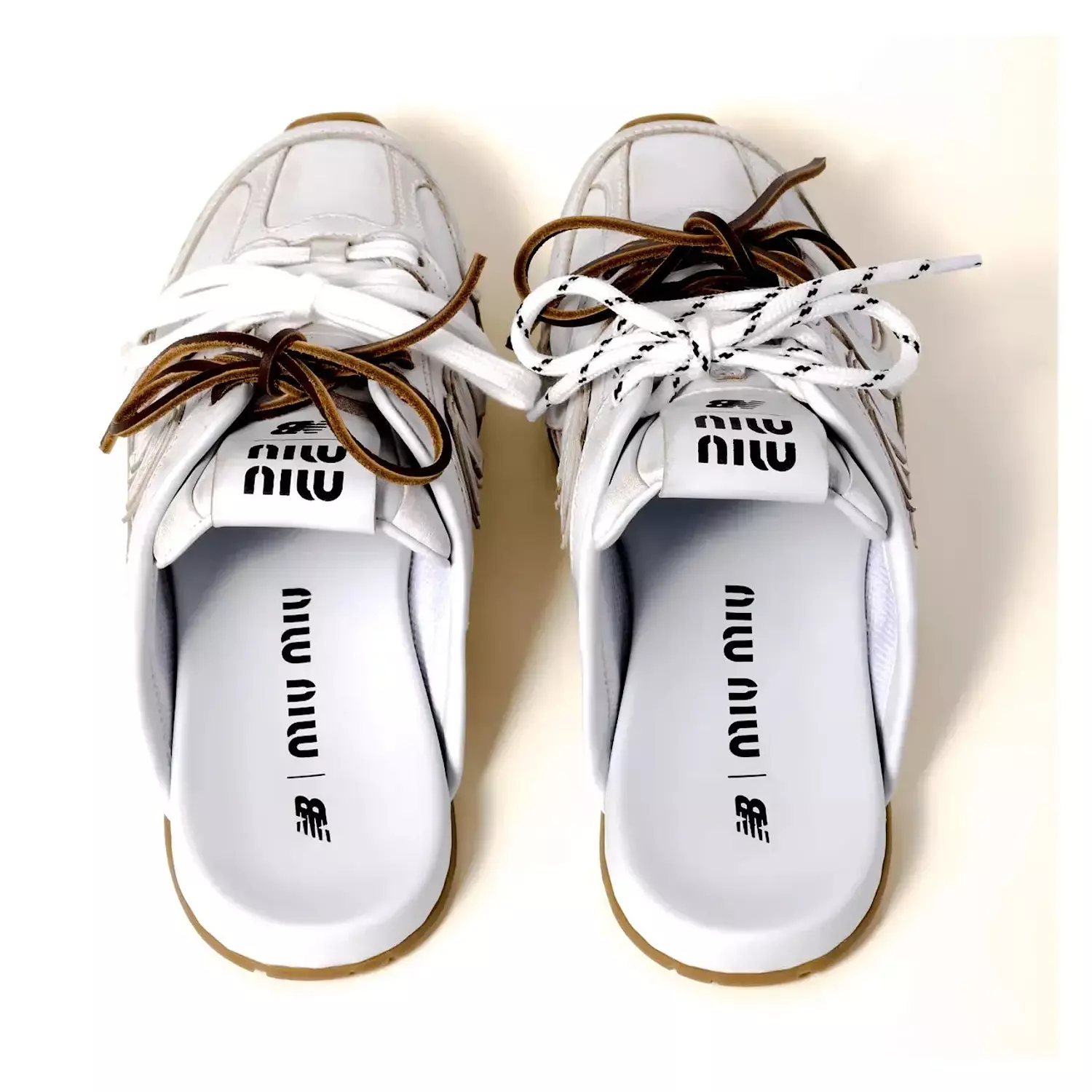 New Balance 530 SL Mule Miu Miu White 2