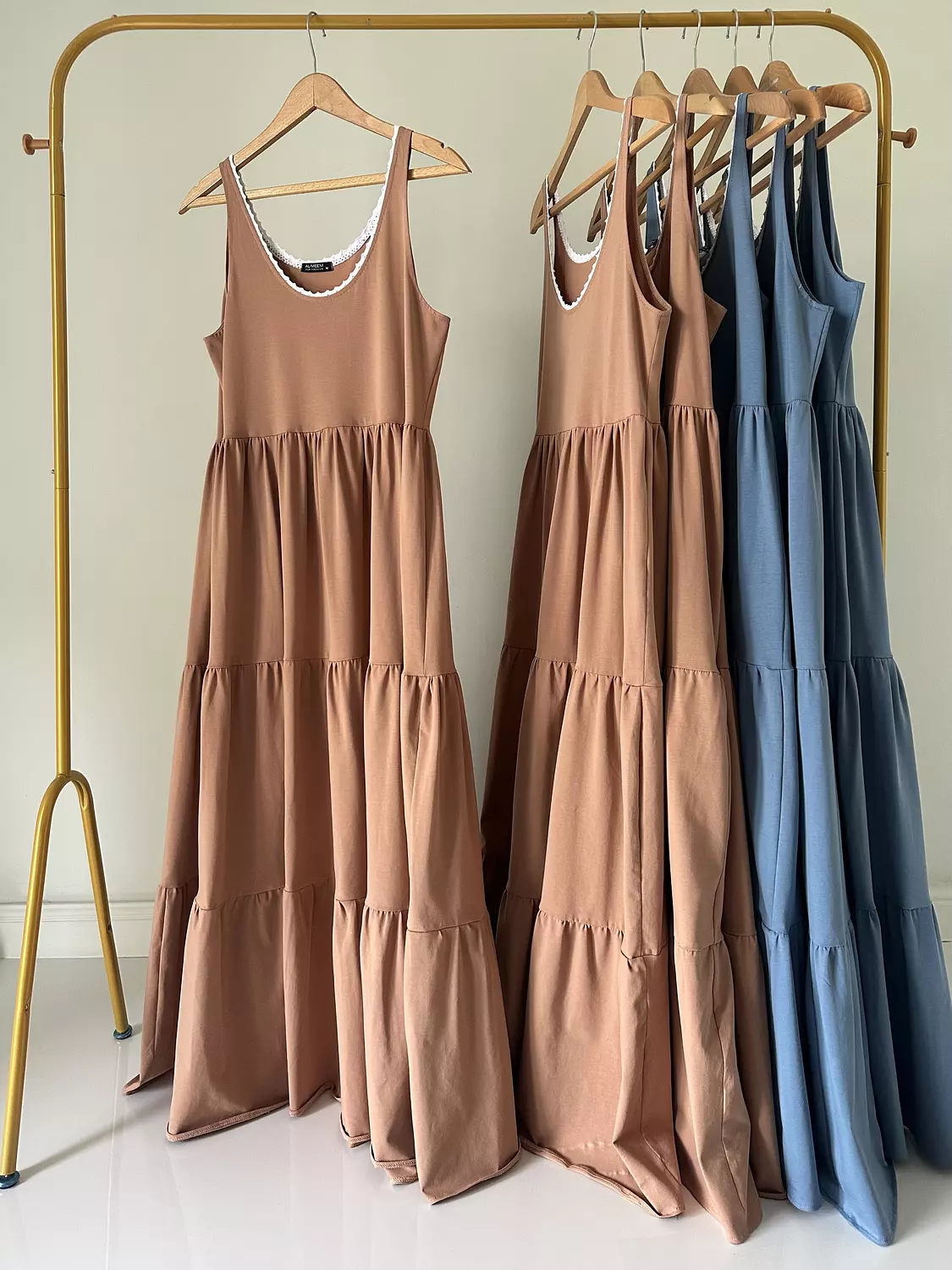 Orang ruffles cotton dress (T)  7
