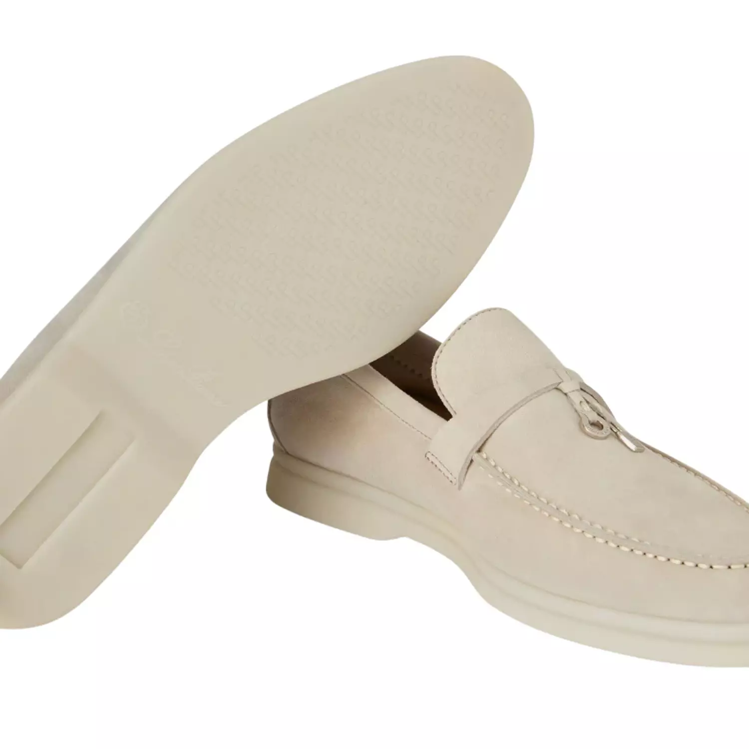 Loro piana Summer Charms Walk Loafer'Powder Pearl' 4