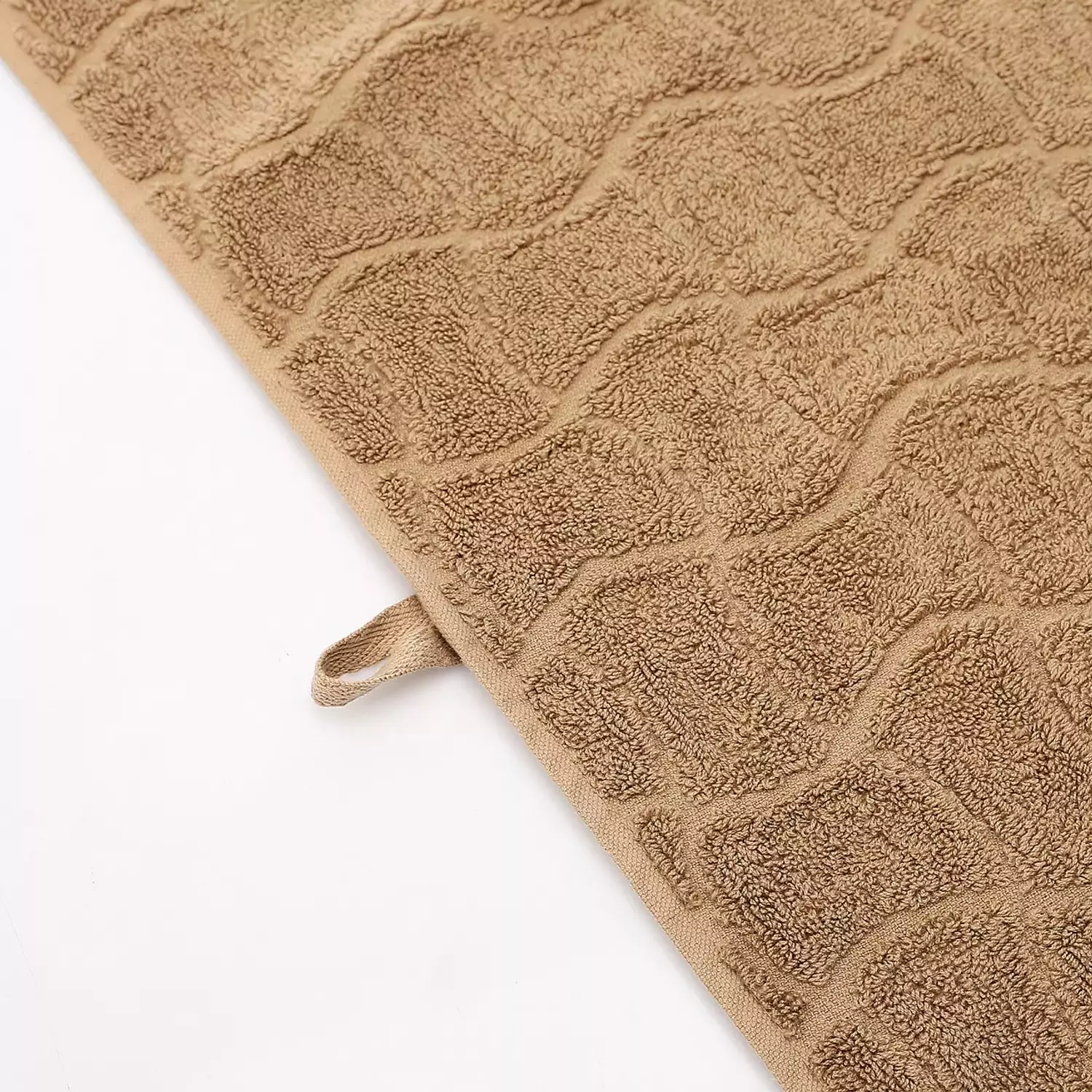 Towel 100% Cotton Size 70 x 140 cm - 2630 - Dark Beige 2