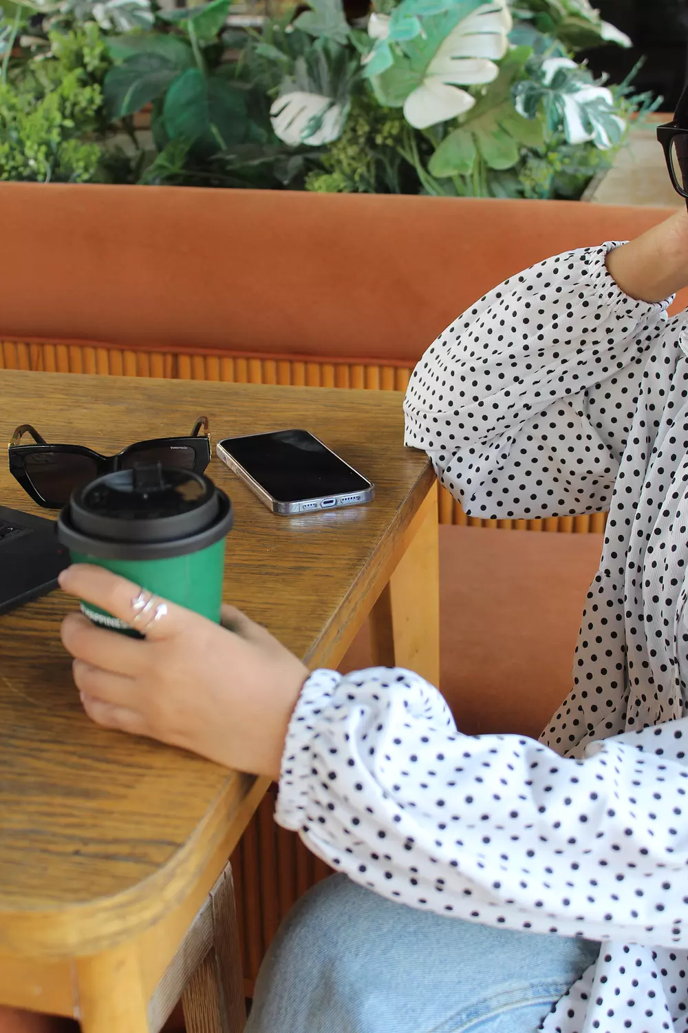Ruffled Polka Dots Blouse 🤍  14