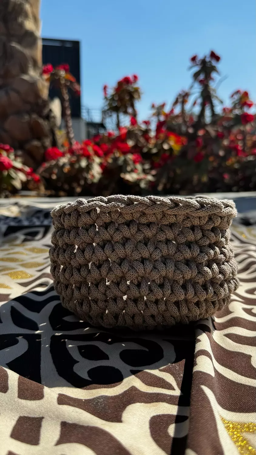  Moonlight Crochet Basket 1
