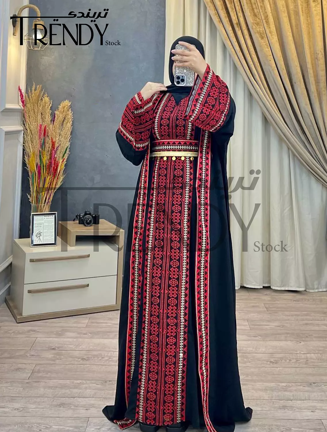 Palestinian style Abaya image