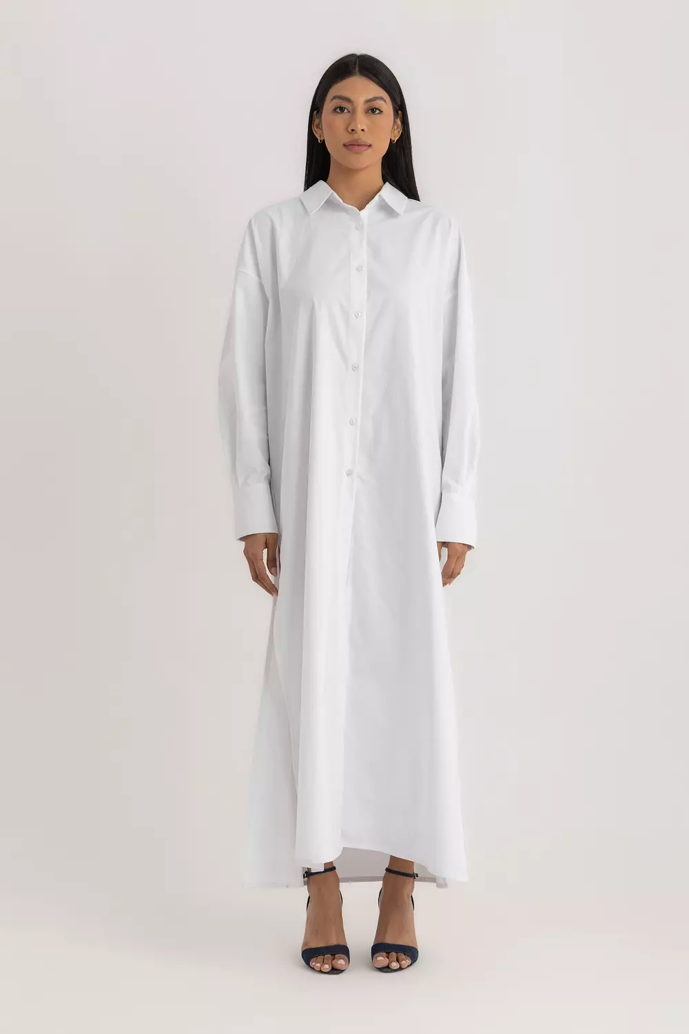 The Liza  Oxford Maxi Shirt image